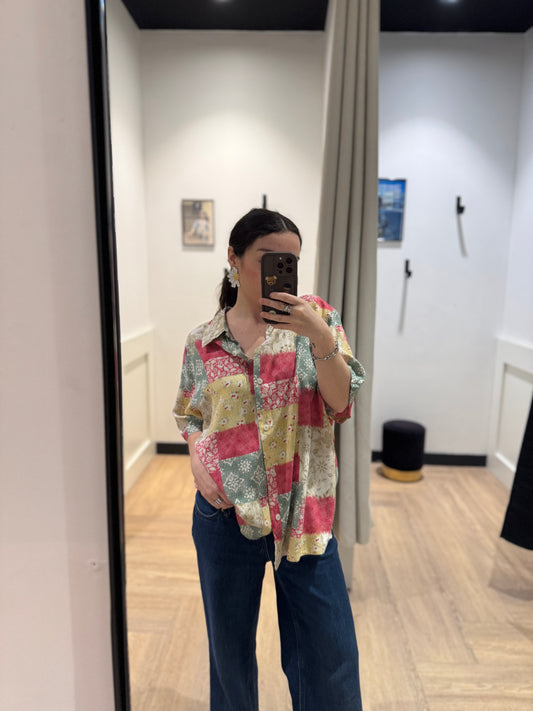 Blouse à motifs XXL