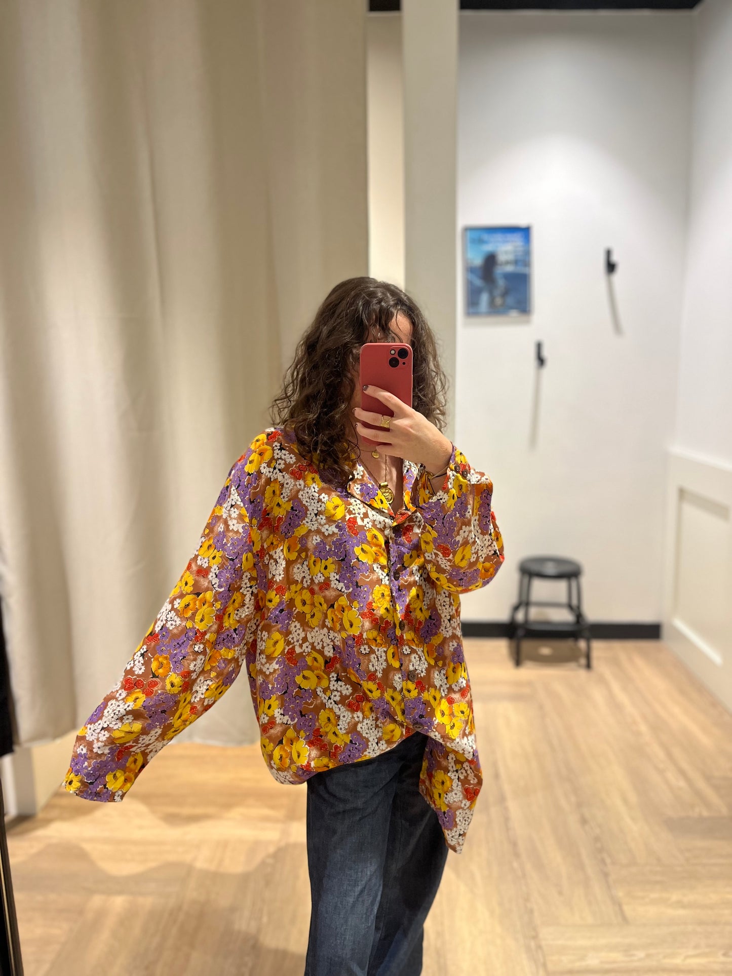 Blouse à fleurs 3XL