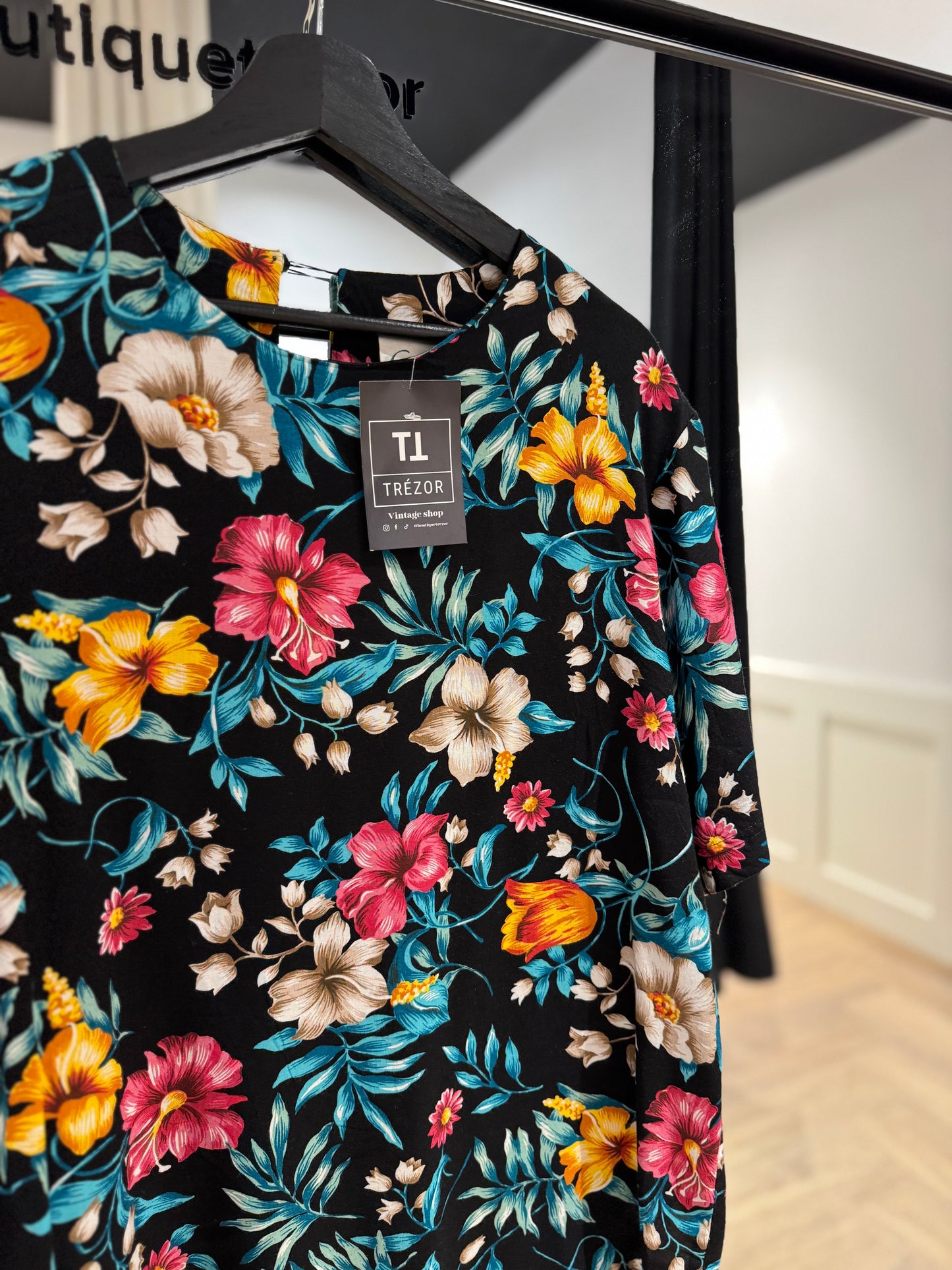 Blouse à fleurs L