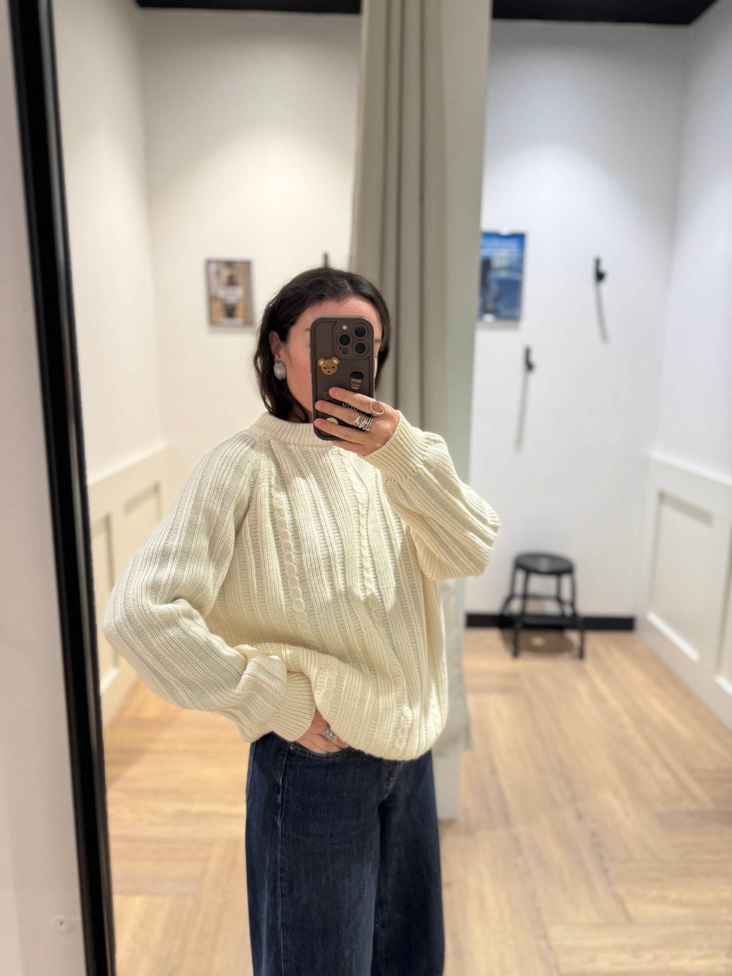 Pull d’hiver en laine L