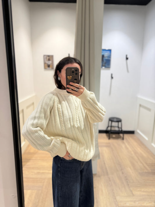 Pull d’hiver en laine L