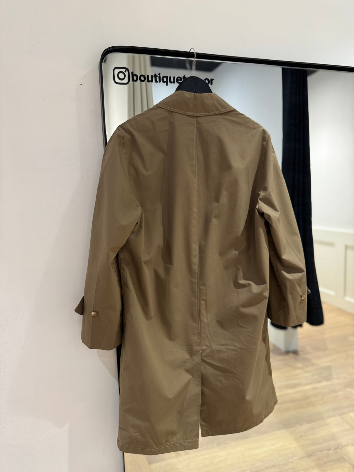 Veste trench imper vintage homme M