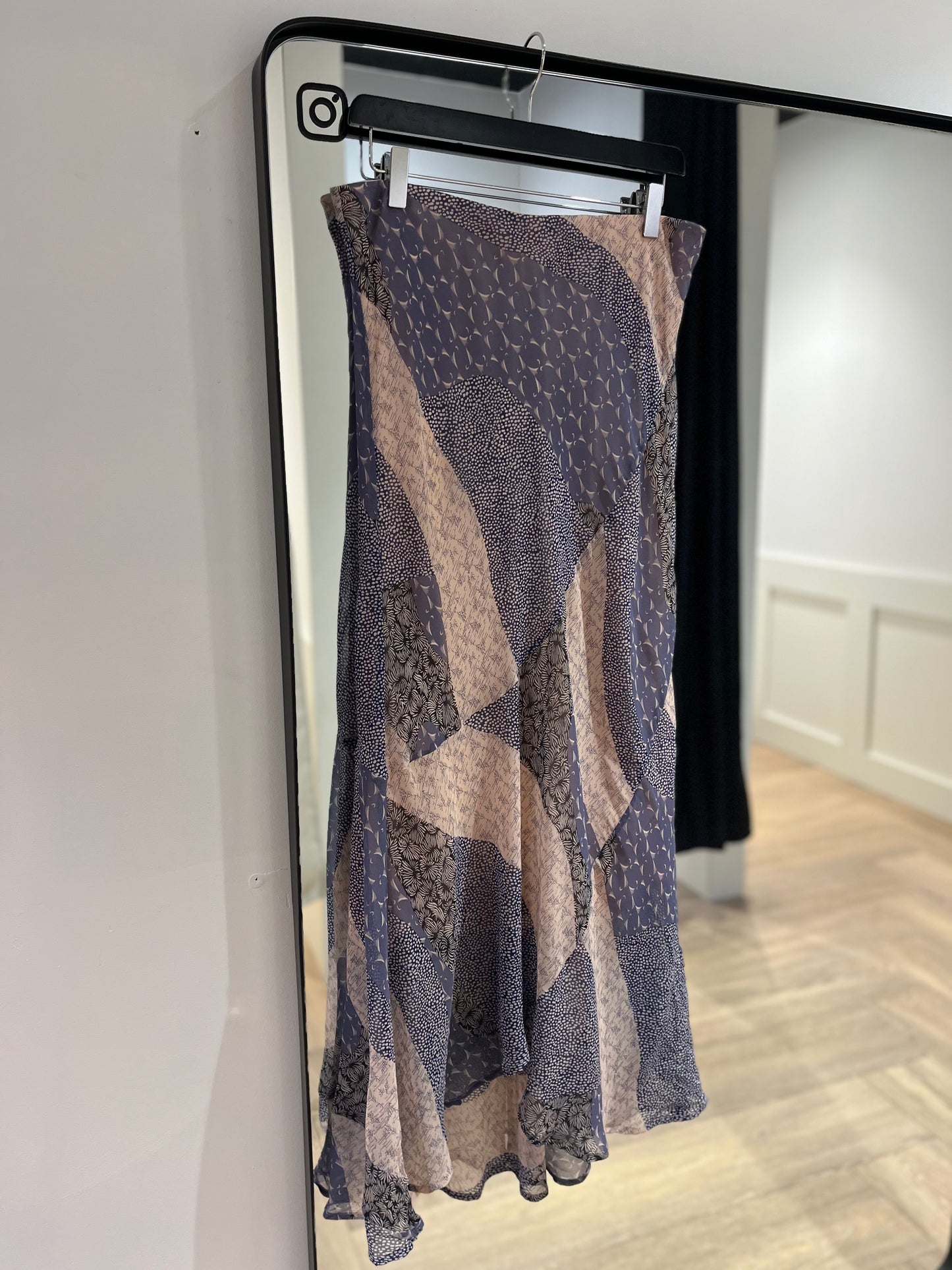 Jupe longue à motifs L