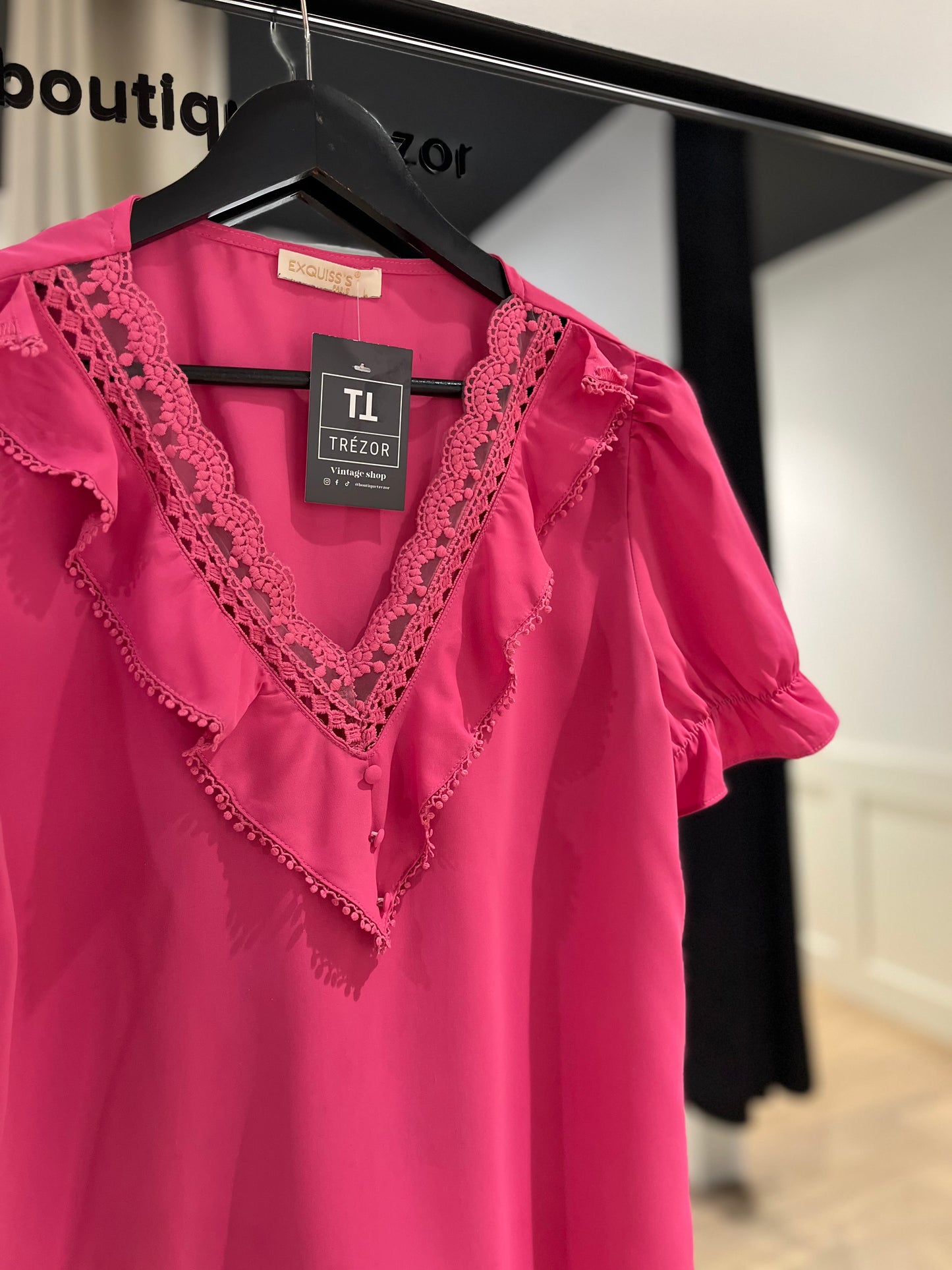 Blouse à volants L