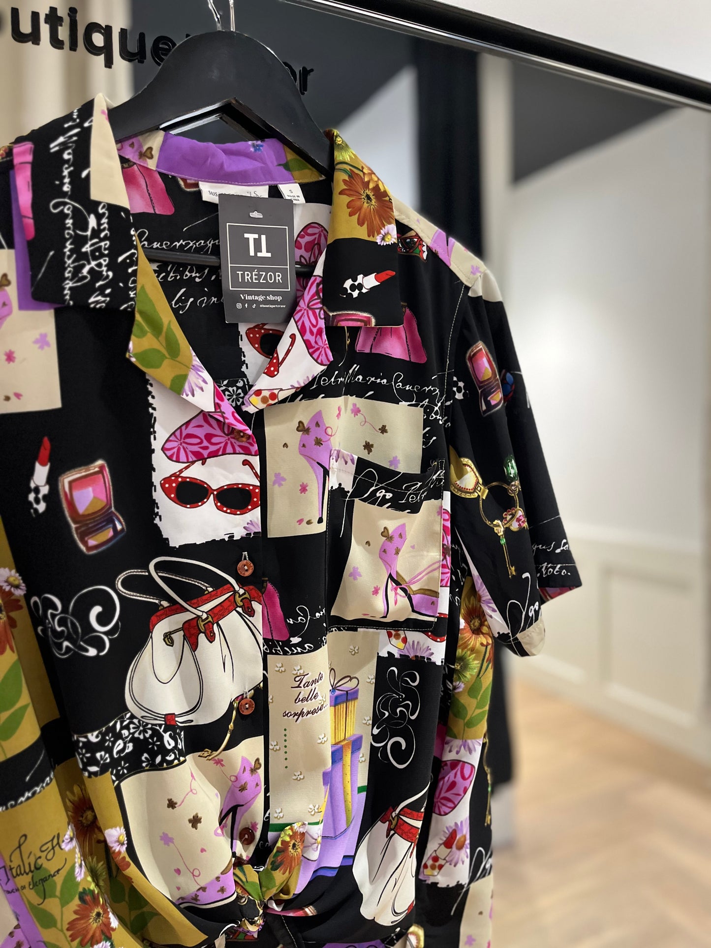 Blouse à motifs S