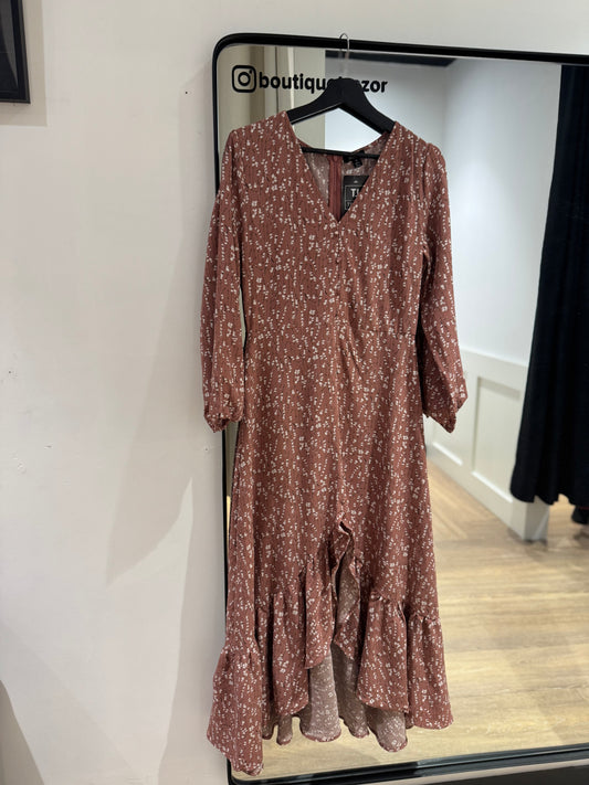 Robe longue à motifs M