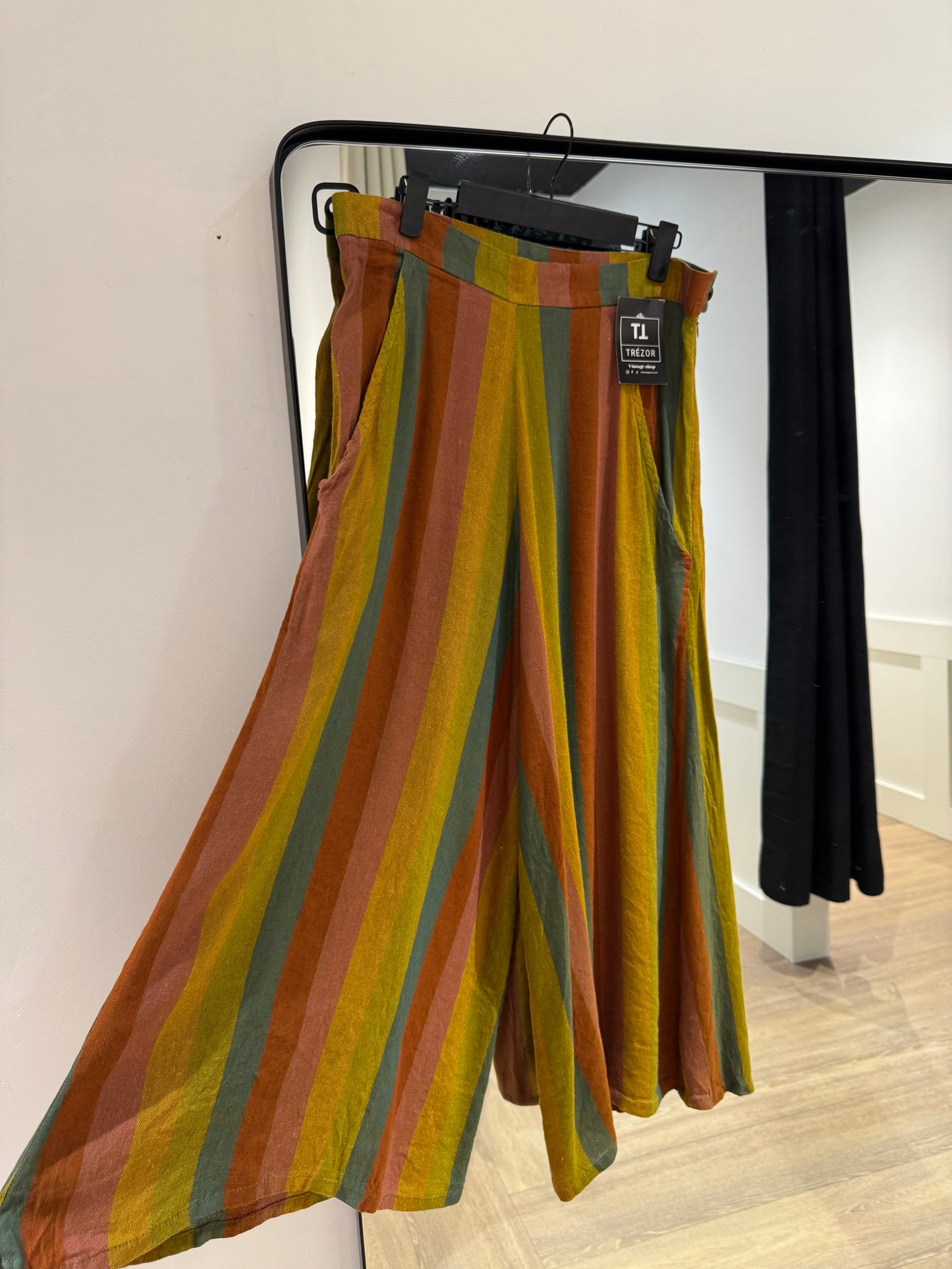 Pantalon à rayures 38