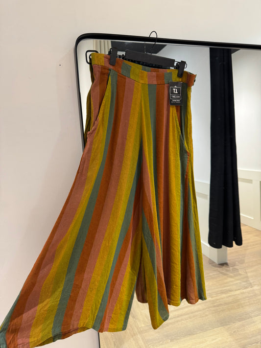 Pantalon à rayures 38
