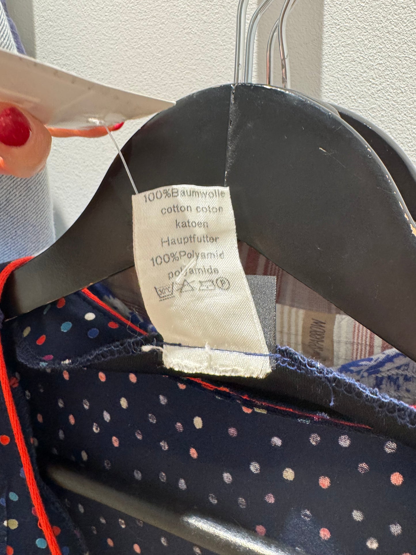 Robe vintage à pois XS