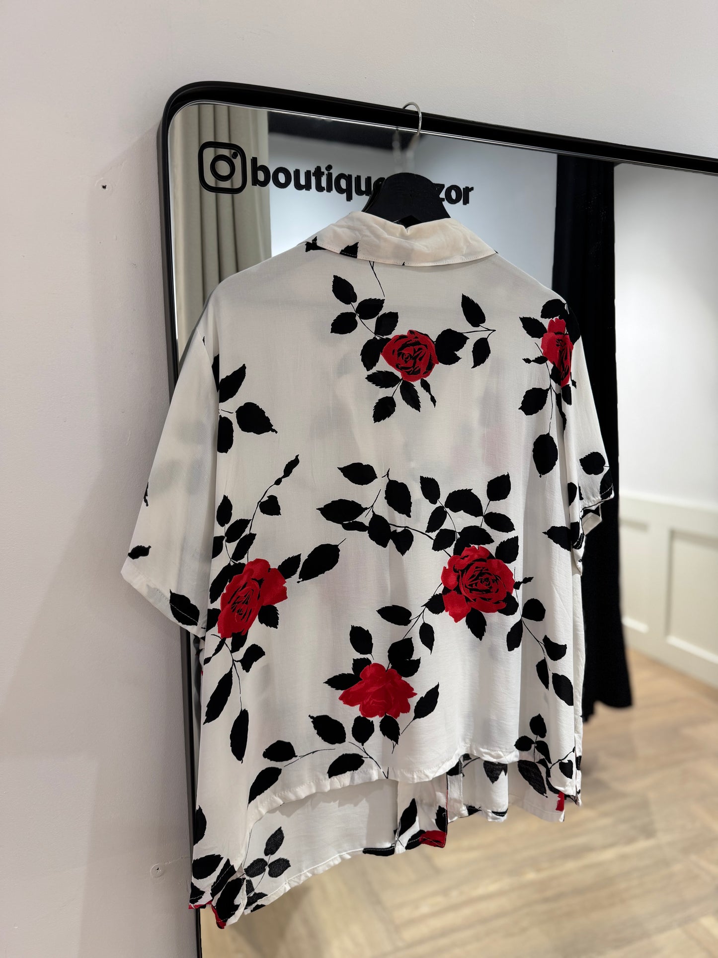 Blouse à fleurs 3XL