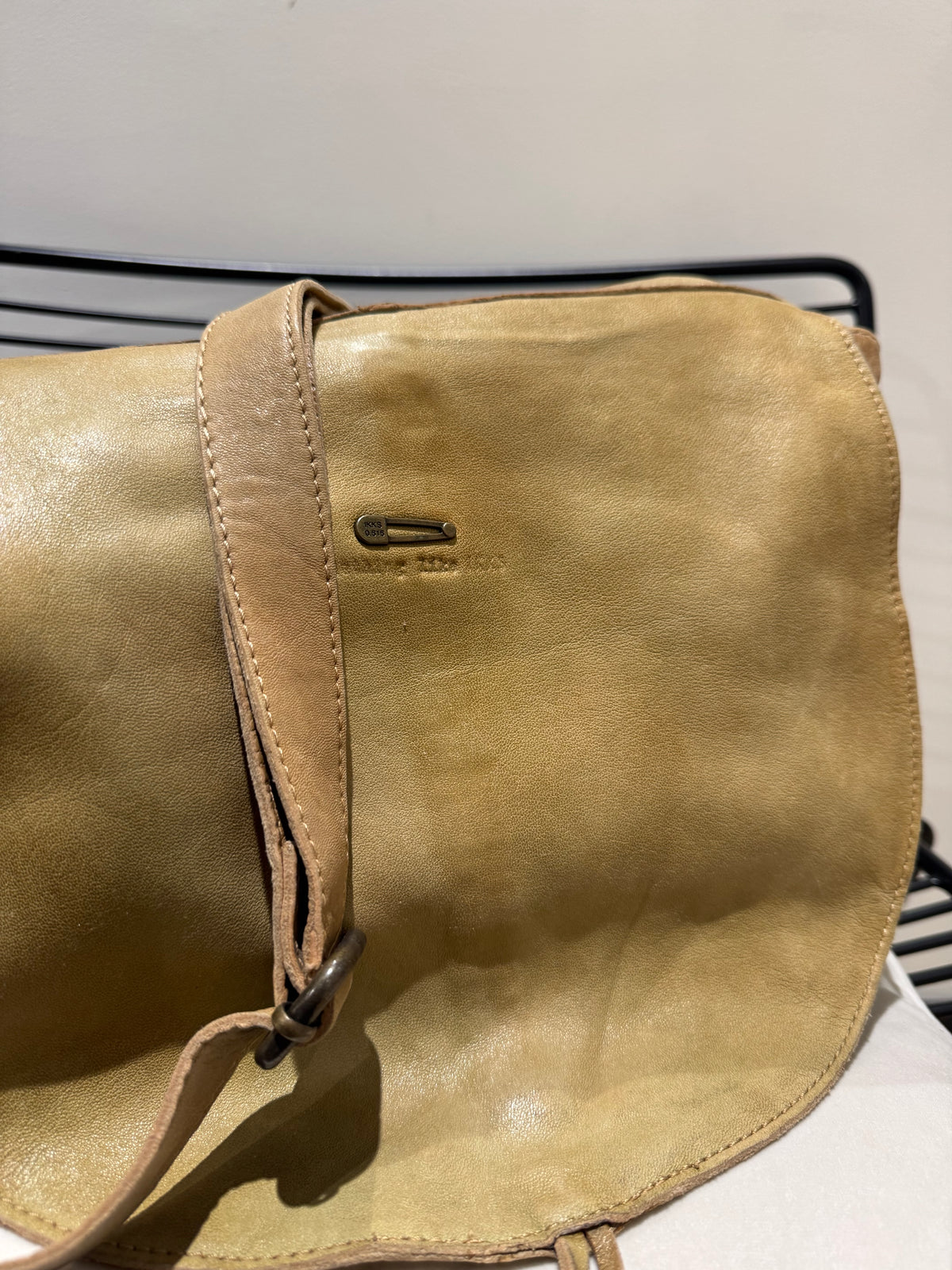 Sac besace en cuir IKKS