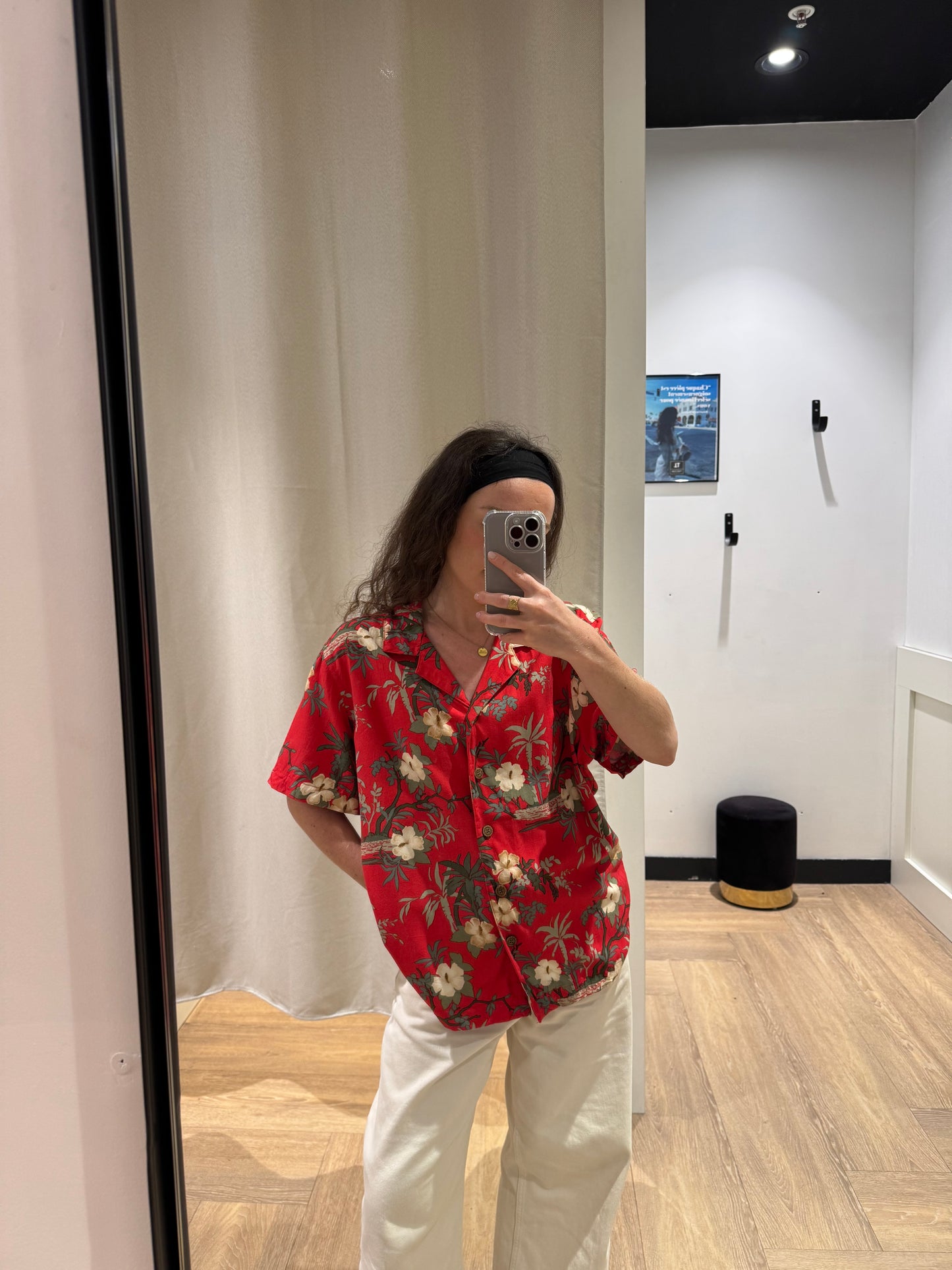 Chemise à fleurs hawaïennes L
