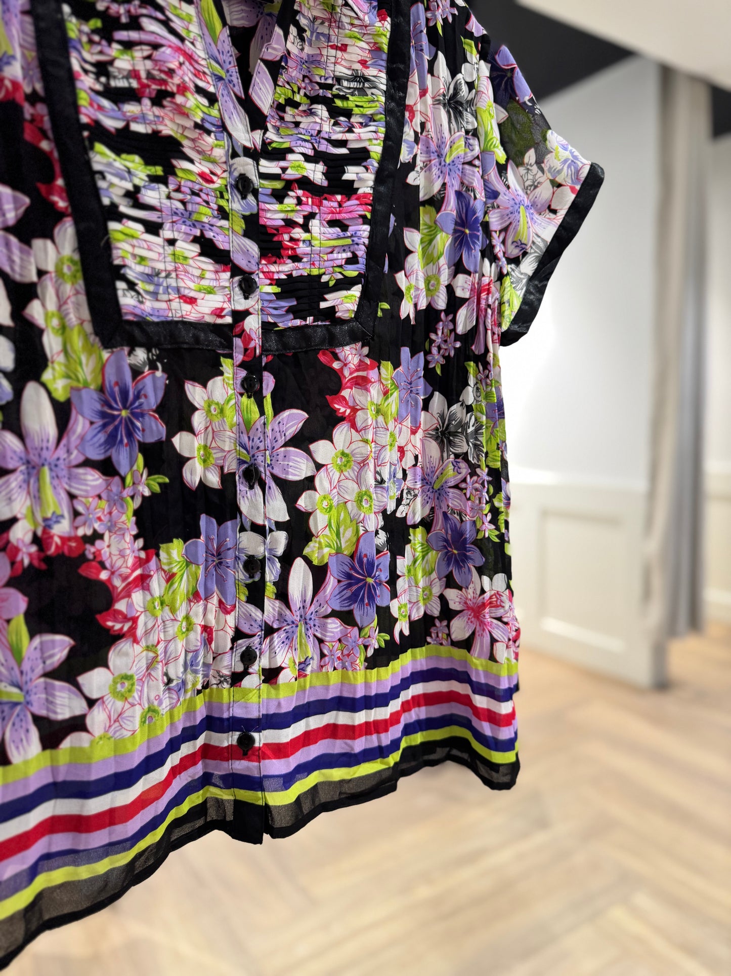 Blouse légère à fleurs XL
