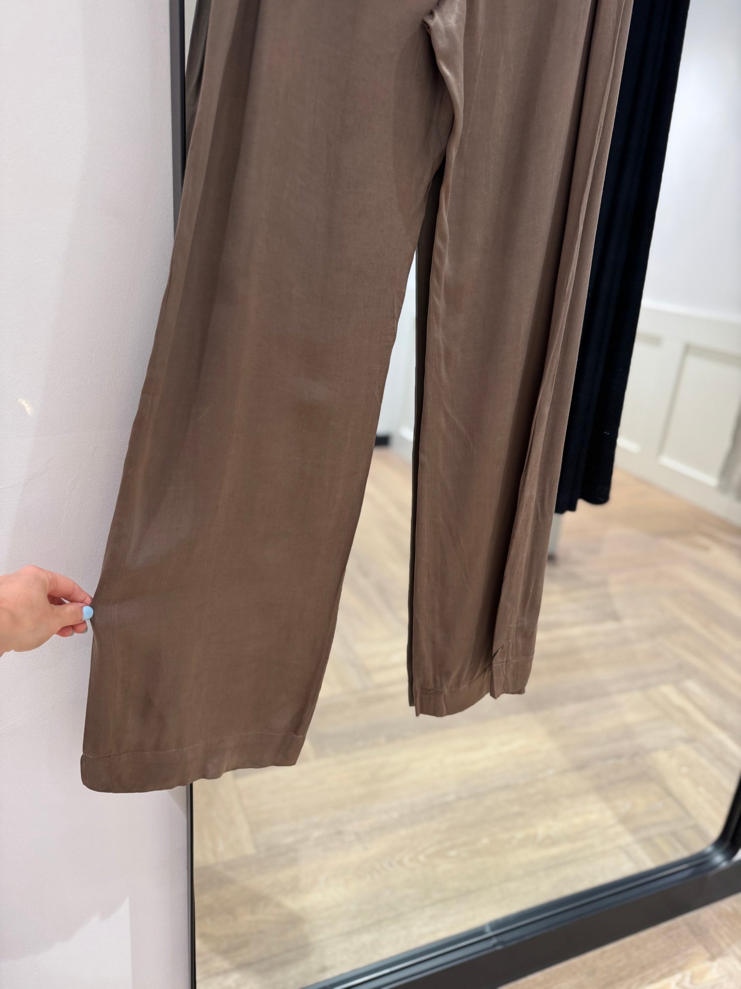 Pantalon satiné fluide 36/38