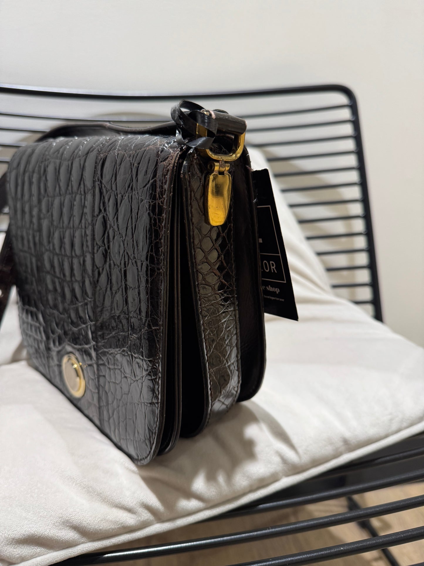 Sac vintage croco