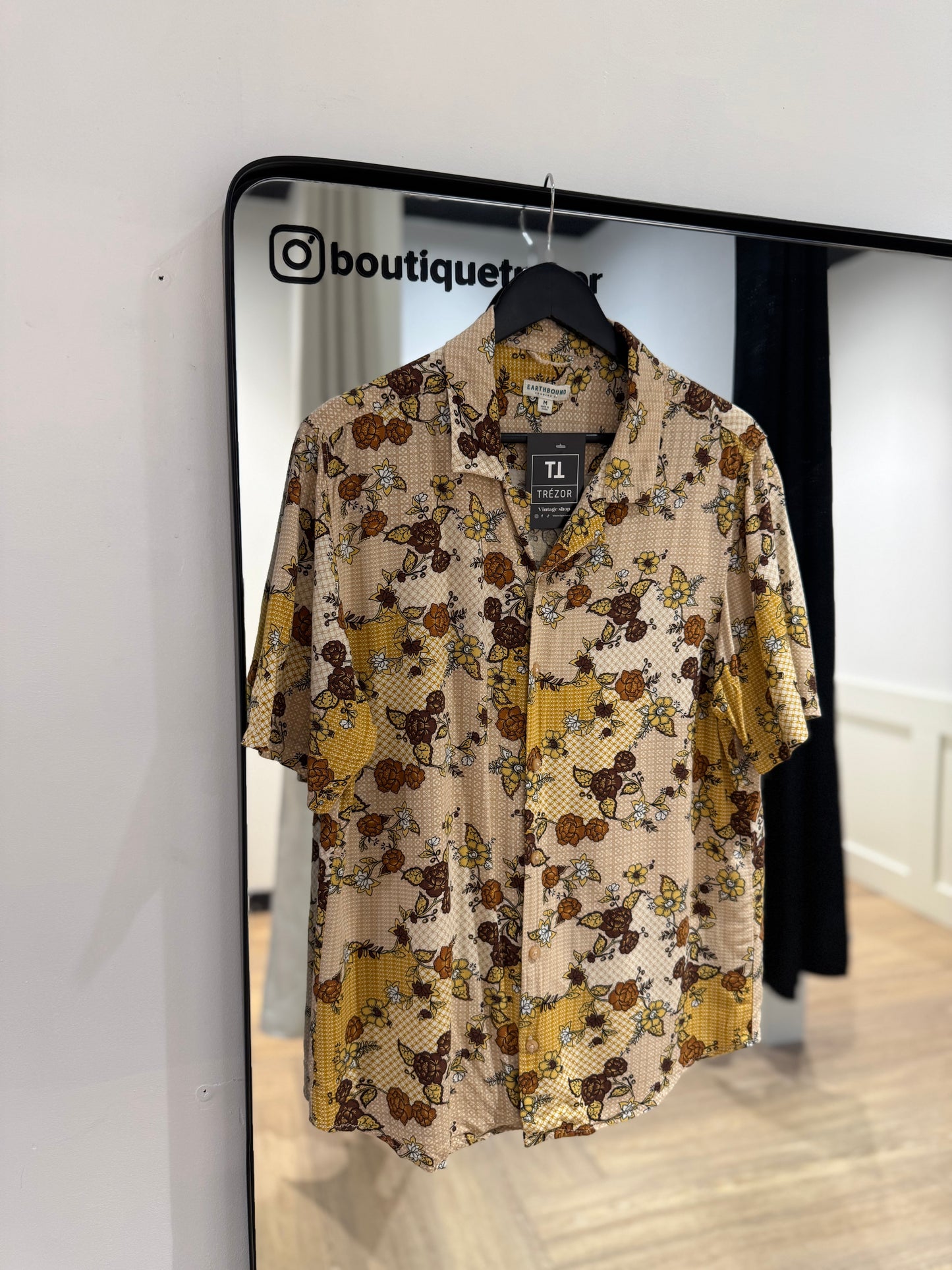 Chemise homme d’été à motifs M