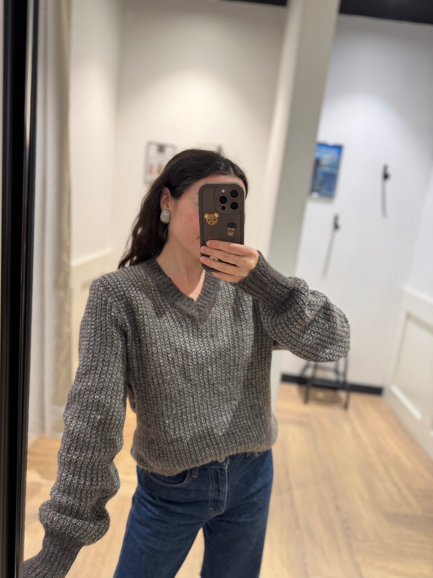 Pull d’hiver vintage M