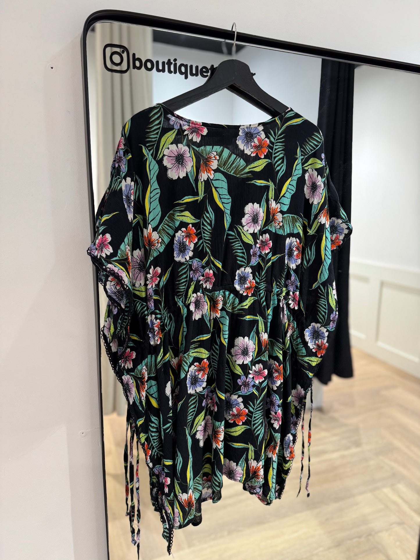 Tunique à fleurs XL