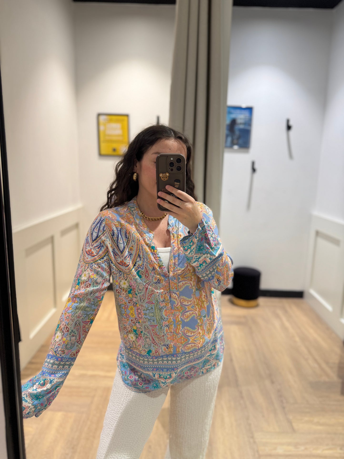 Blouse légère à motifs L