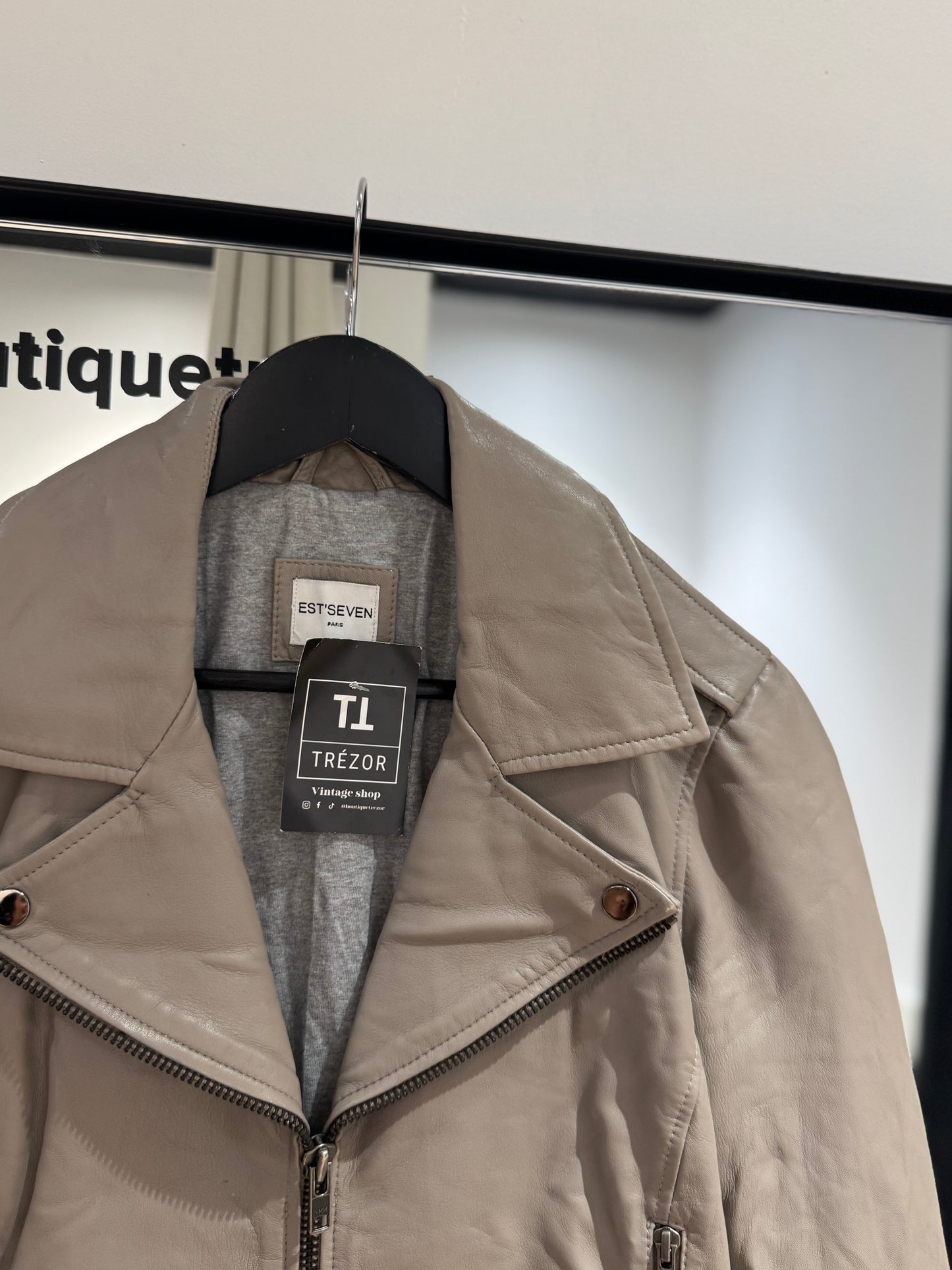 Veste perfecto en cuir M