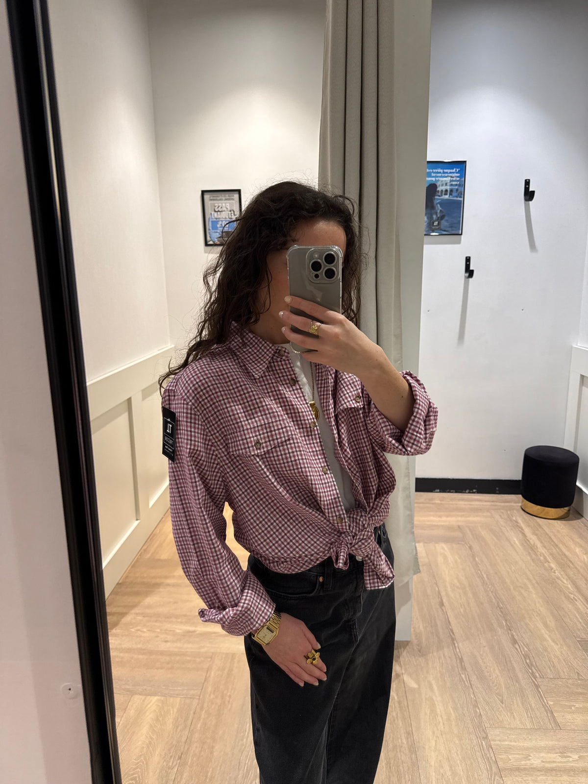 Chemise à carreaux L
