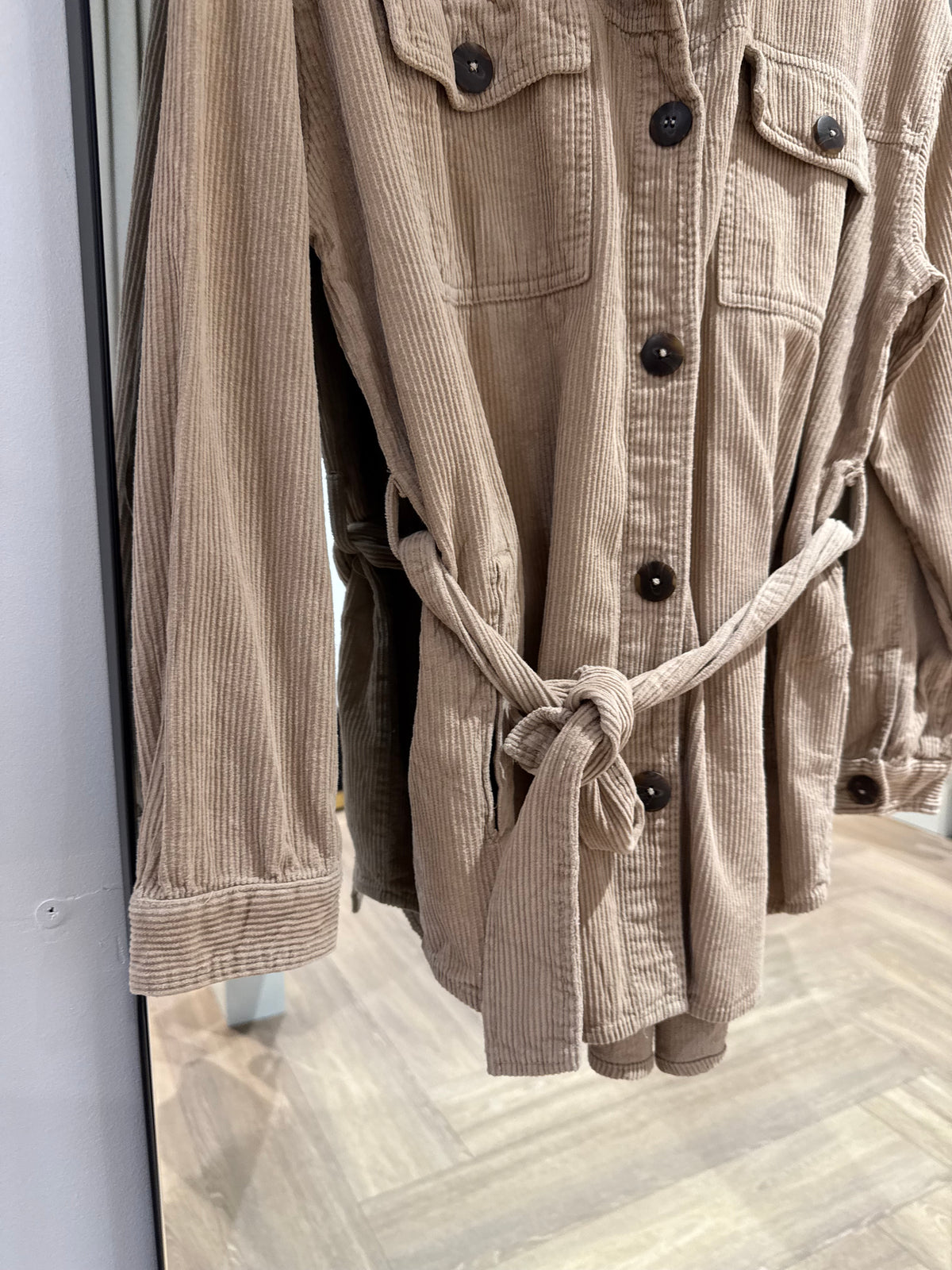 Veste en velours côtelé XL