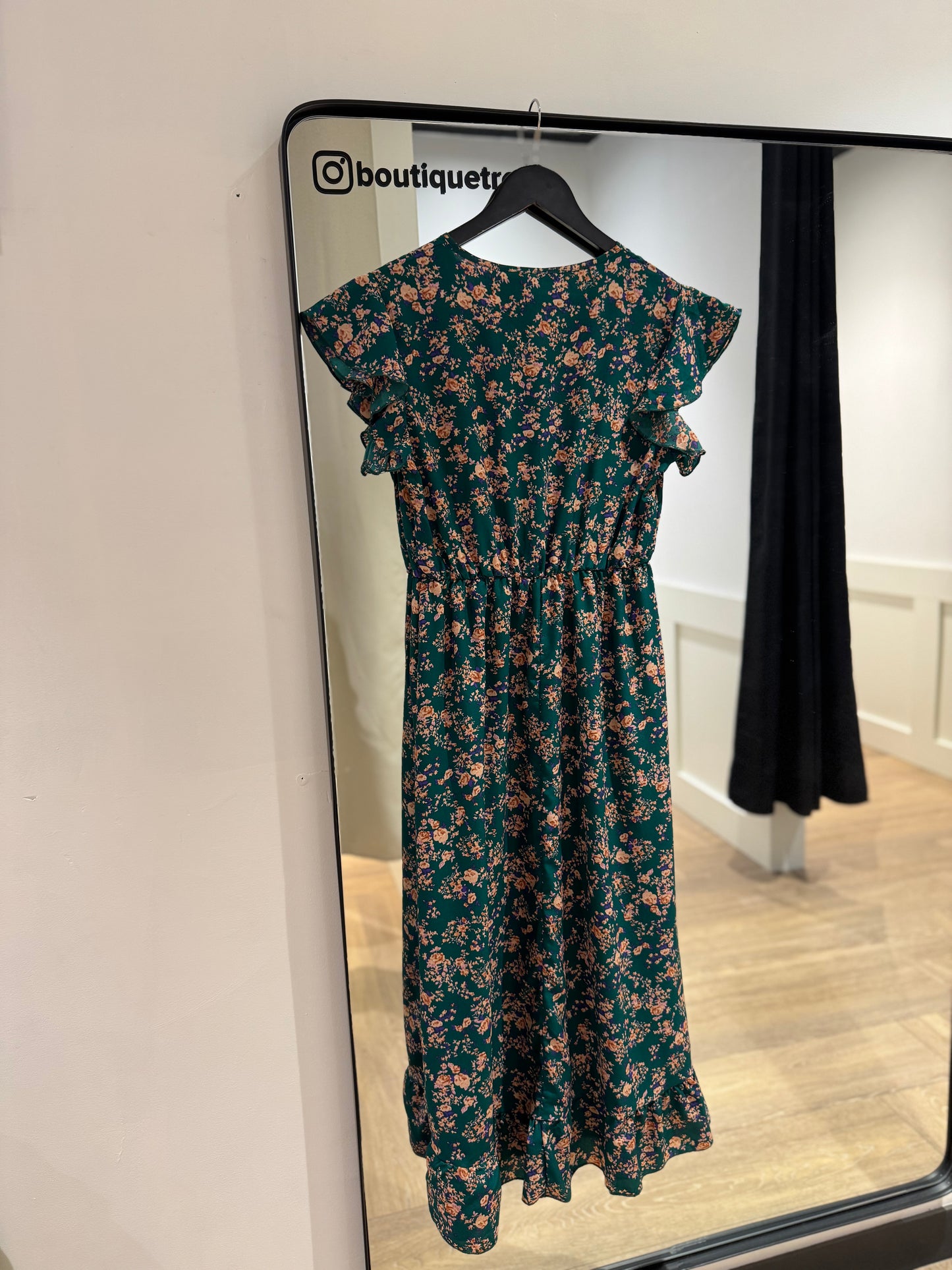 Robe longue à fleurs S
