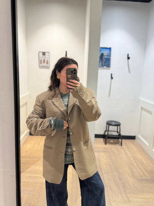 Blazer vintage beige M/L
