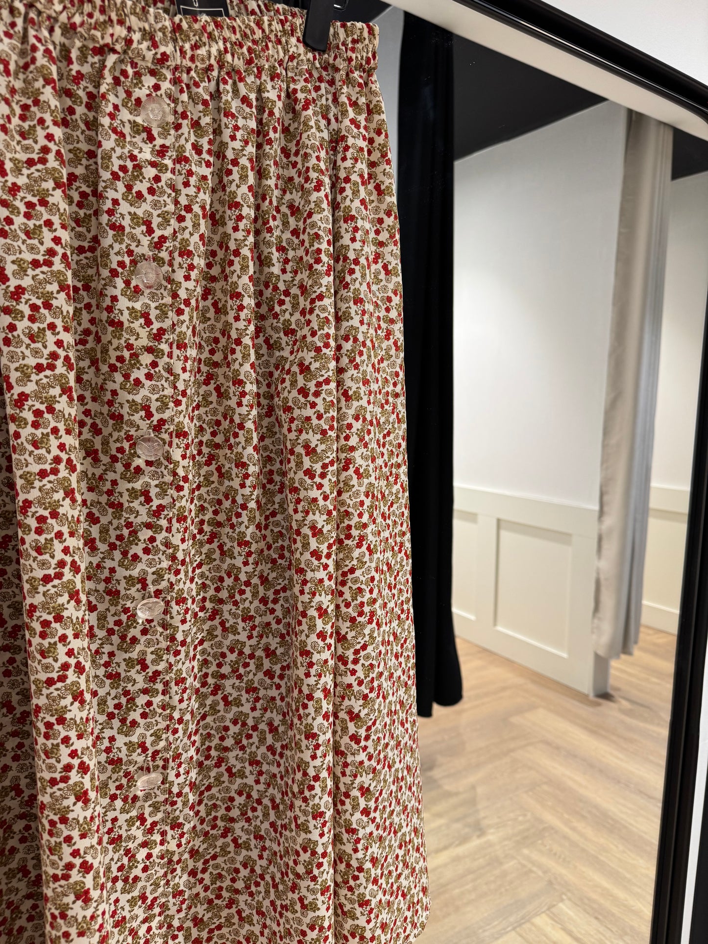 Jupe longue à fleurs M