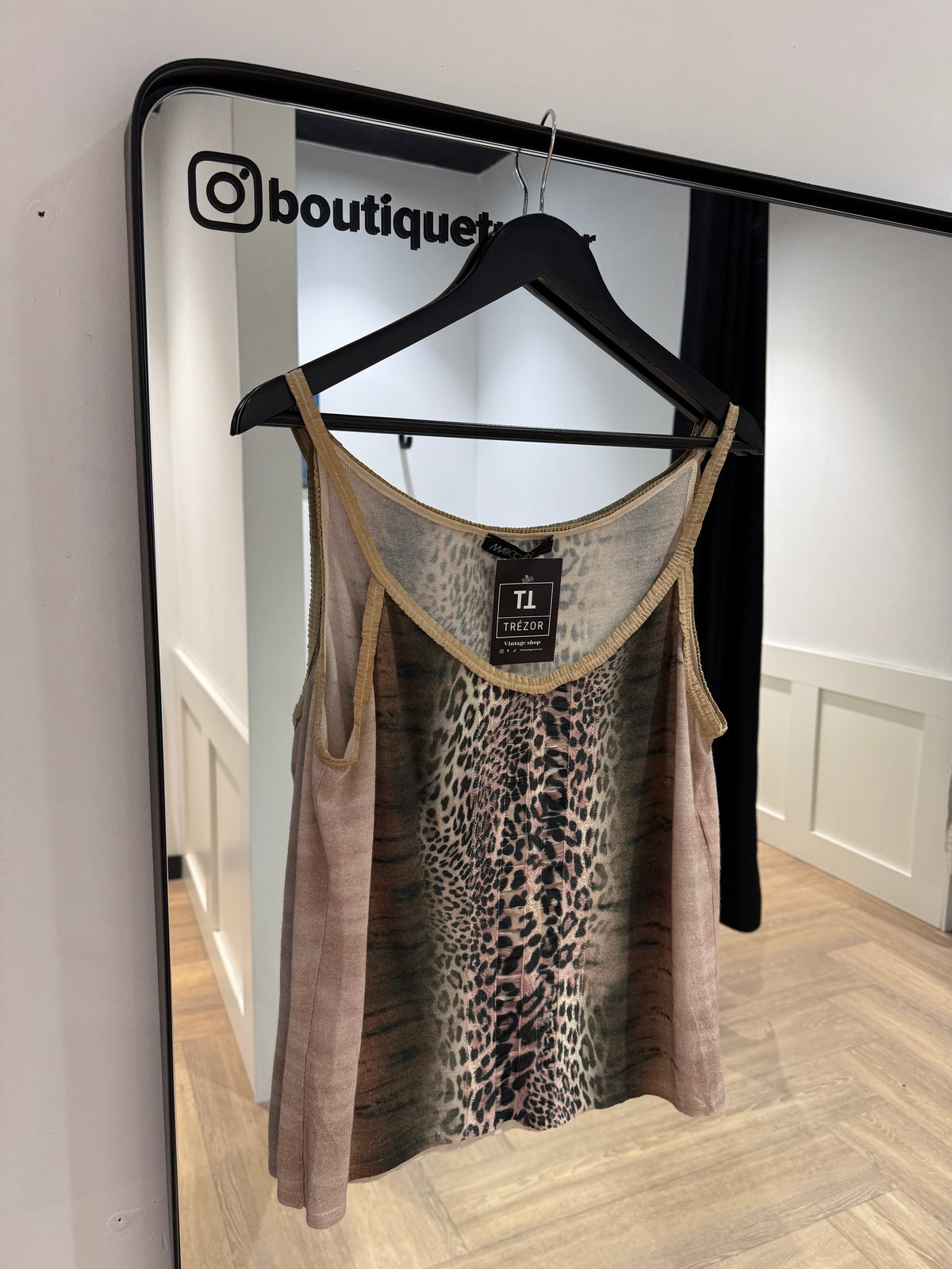 Débardeur vintage motifs animaliers Marc Cain XL