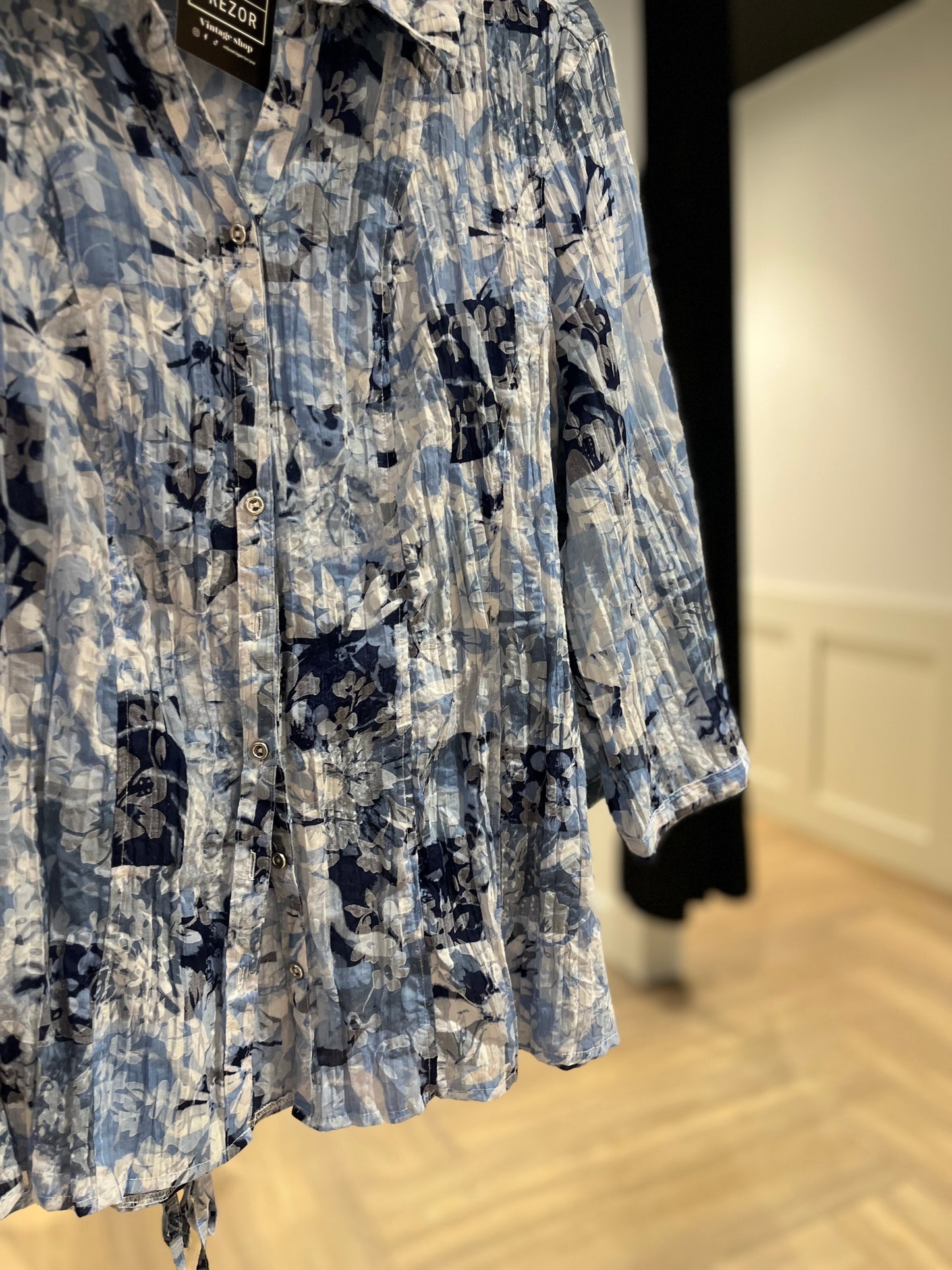 Blouse à fleurs 2XL