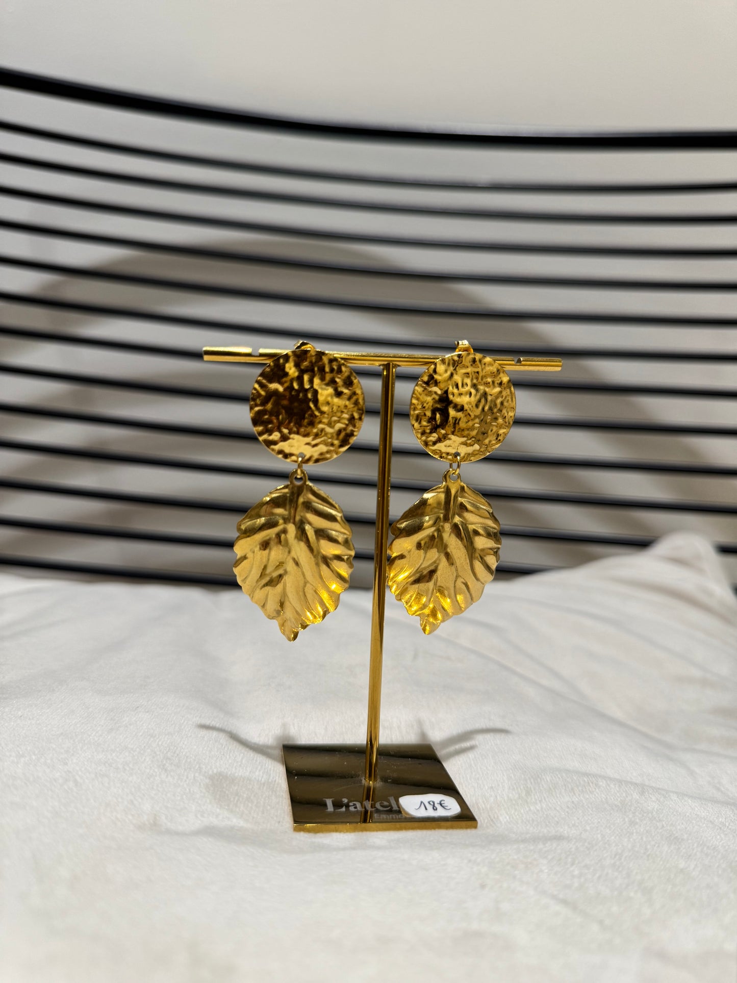 Boucles d’oreille feuilles