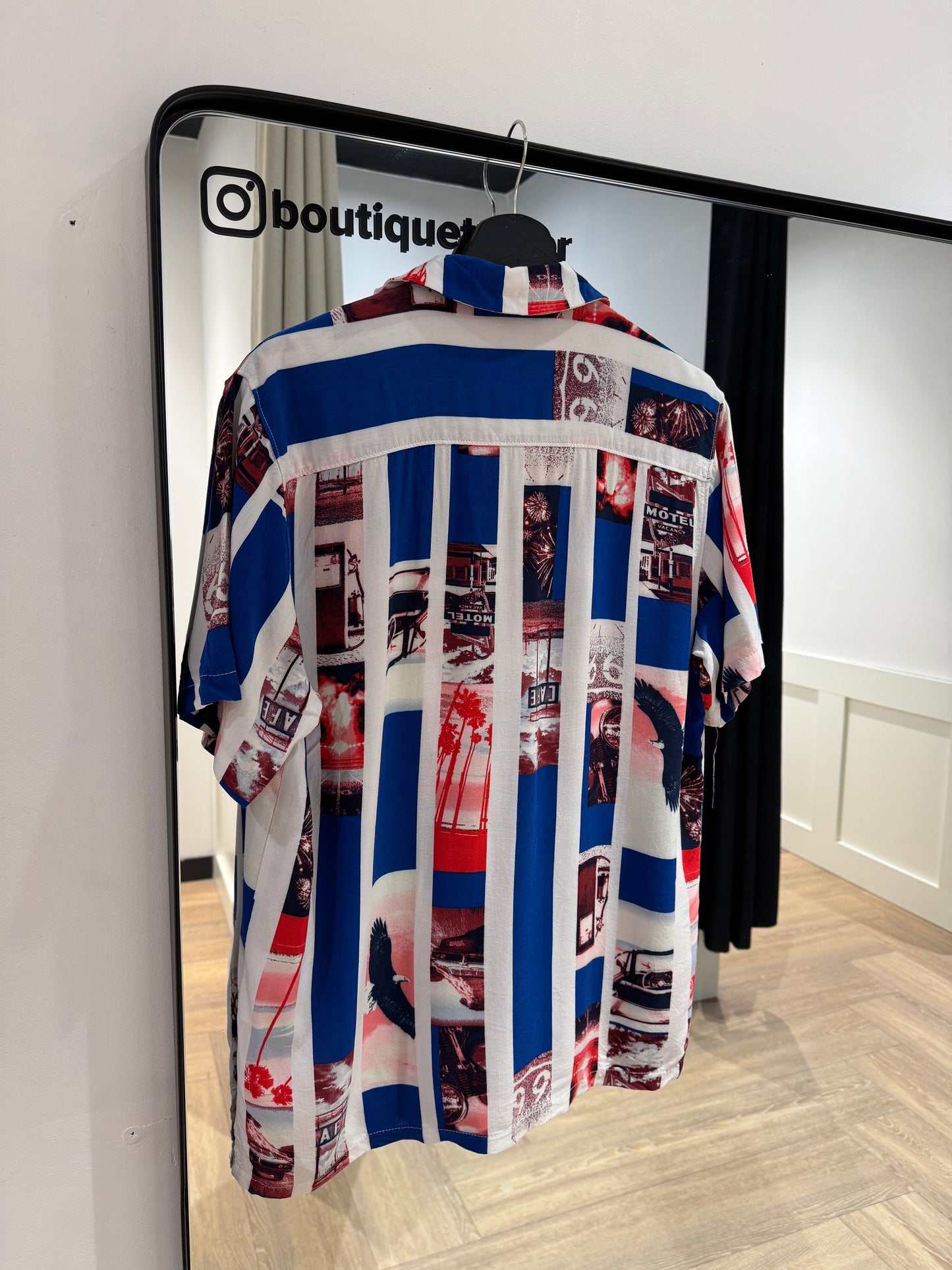 Chemise d’été à motifs Homme S