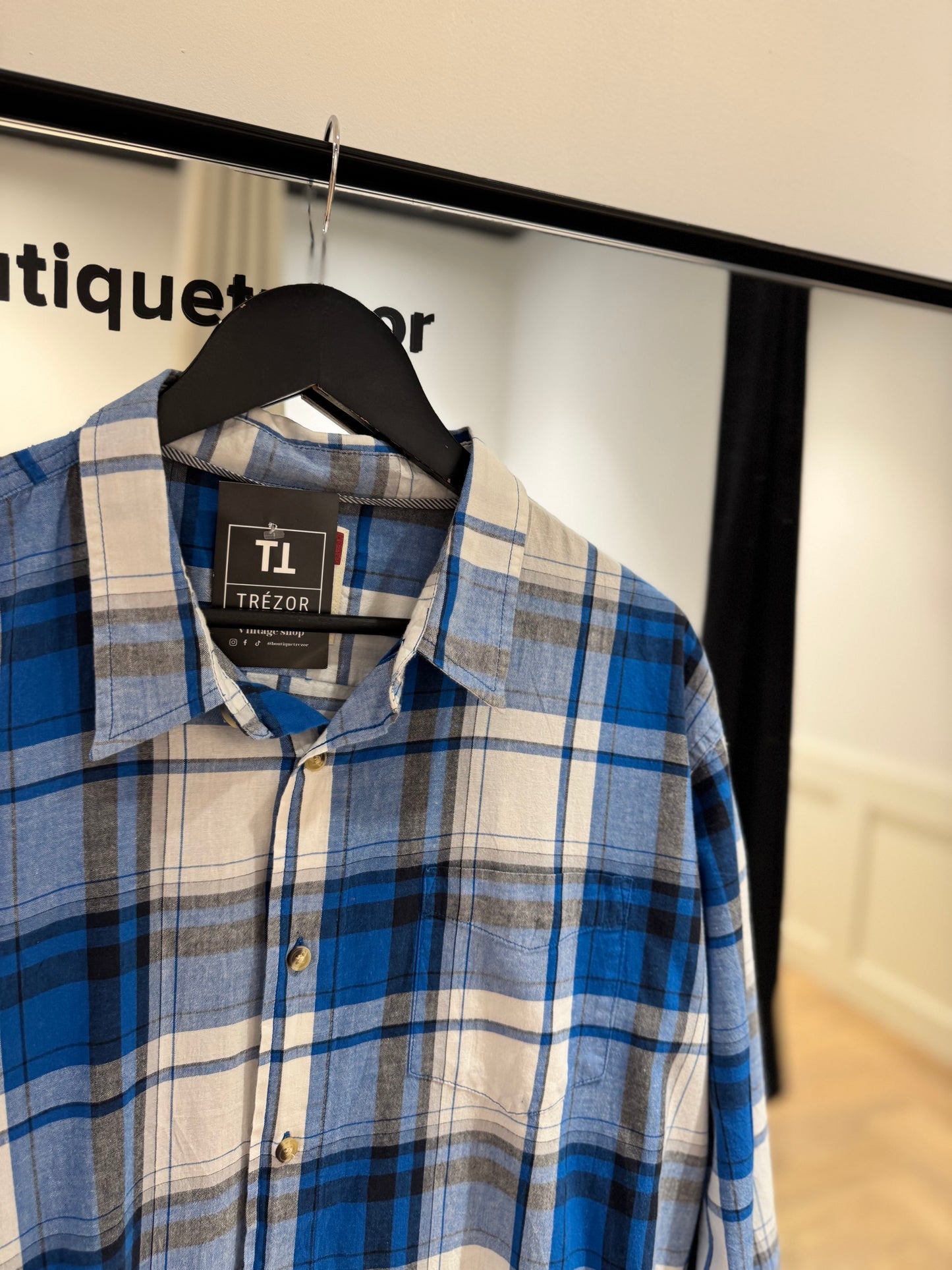 Chemise Wrangler à carreaux XL