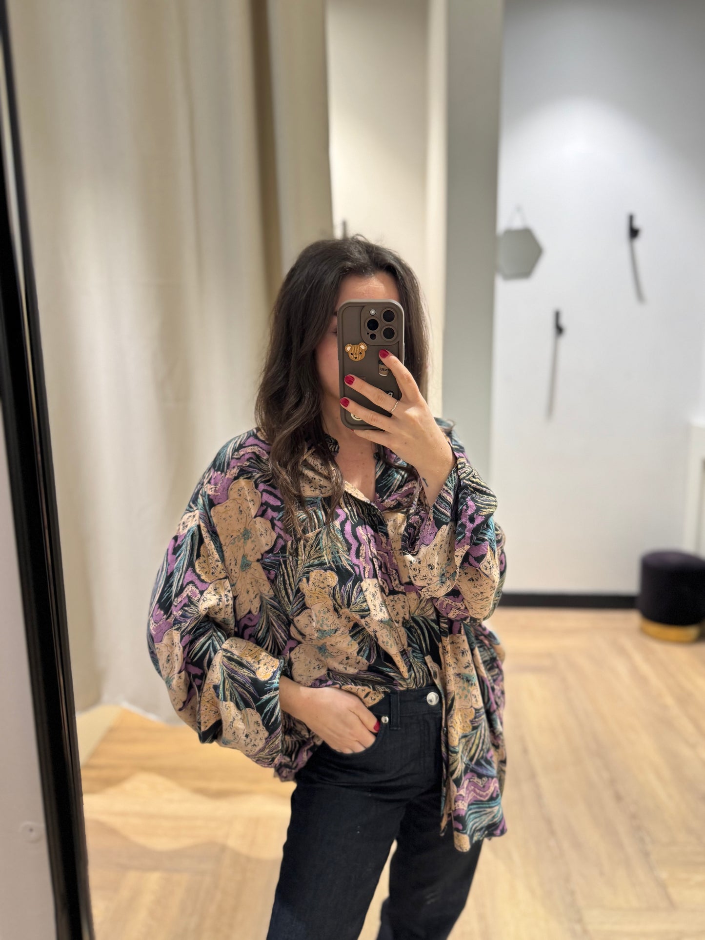 Blouse vintage à motifs 90’s XXL