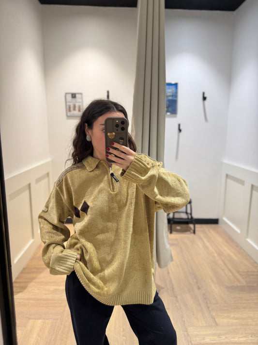 Pull d’hiver vintage M