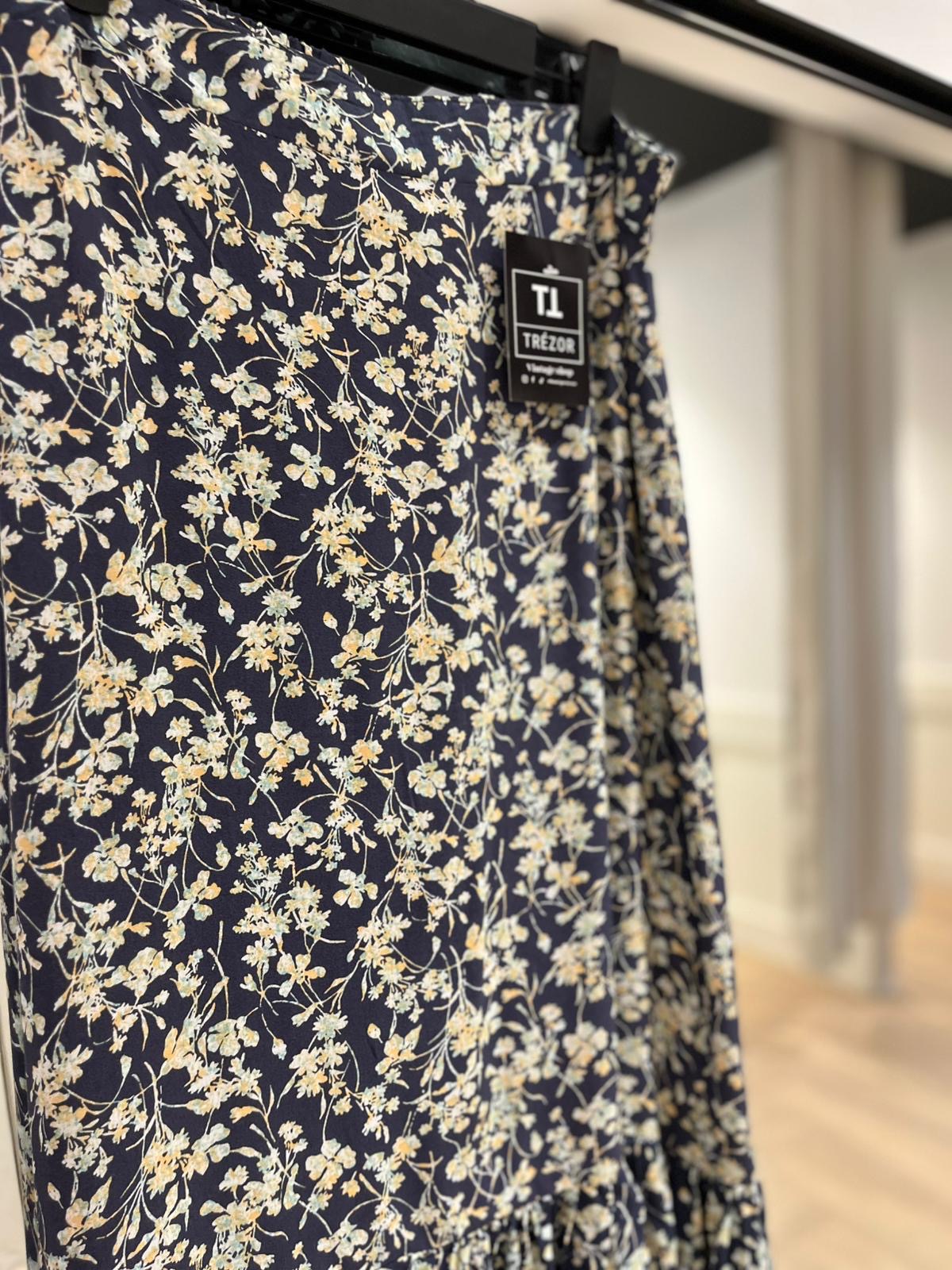 Jupe longue à motifs fleurs 42