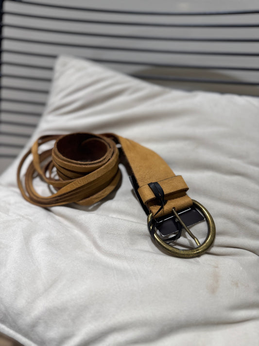 Ceinture en cuir véritable