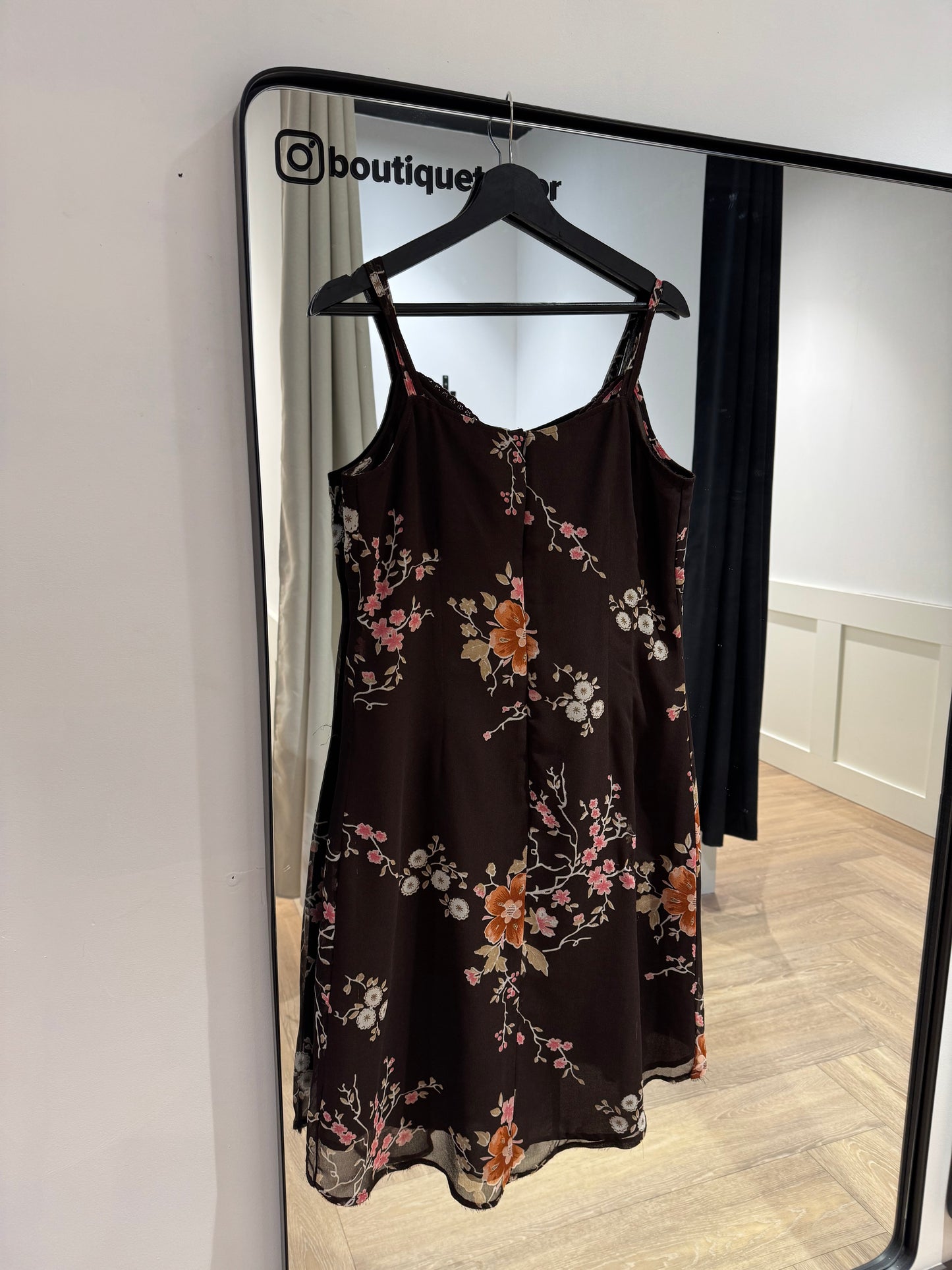 Top à motifs fleurs XL