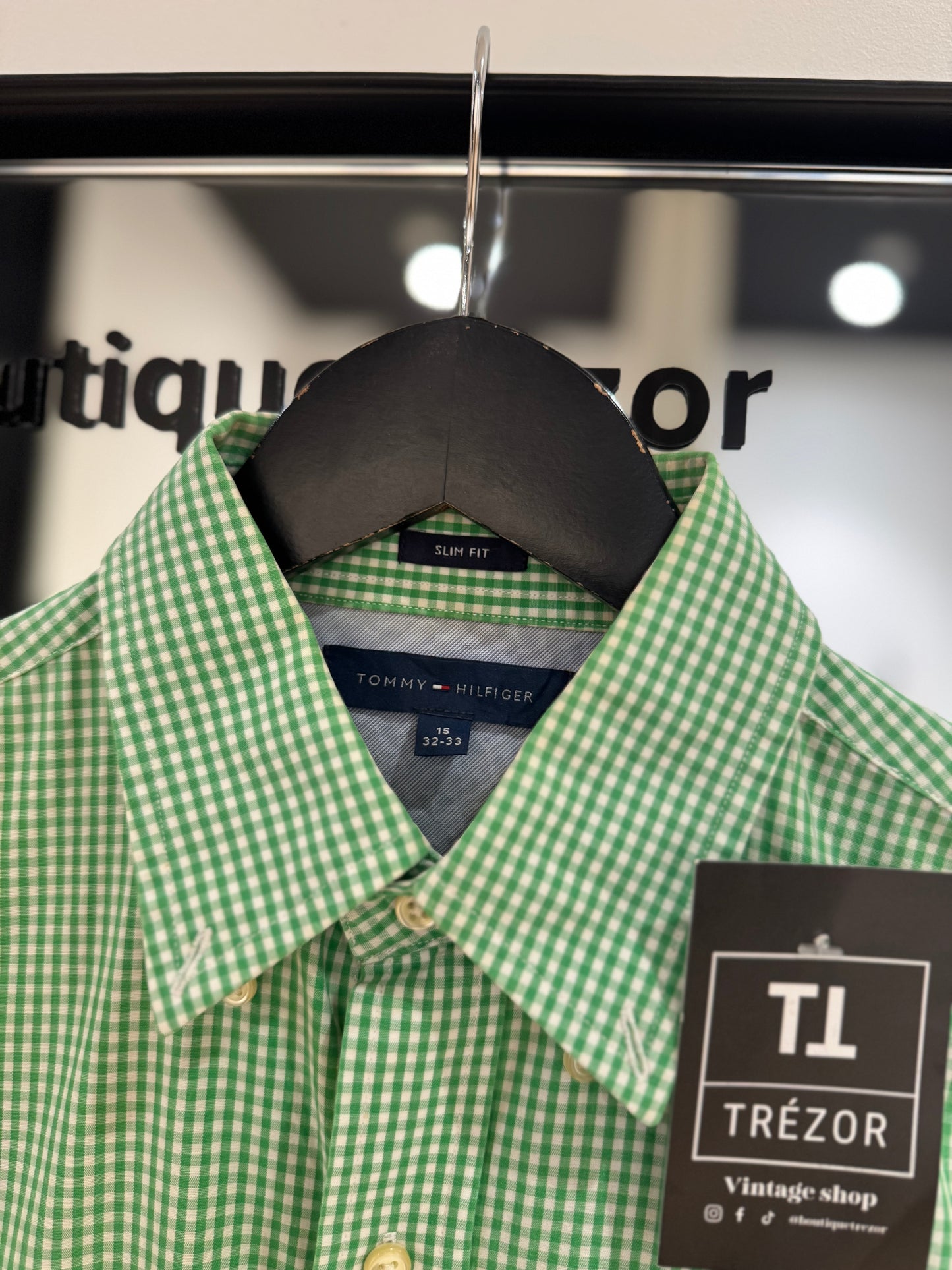 Chemise Tommy Hilfiger à carreaux S