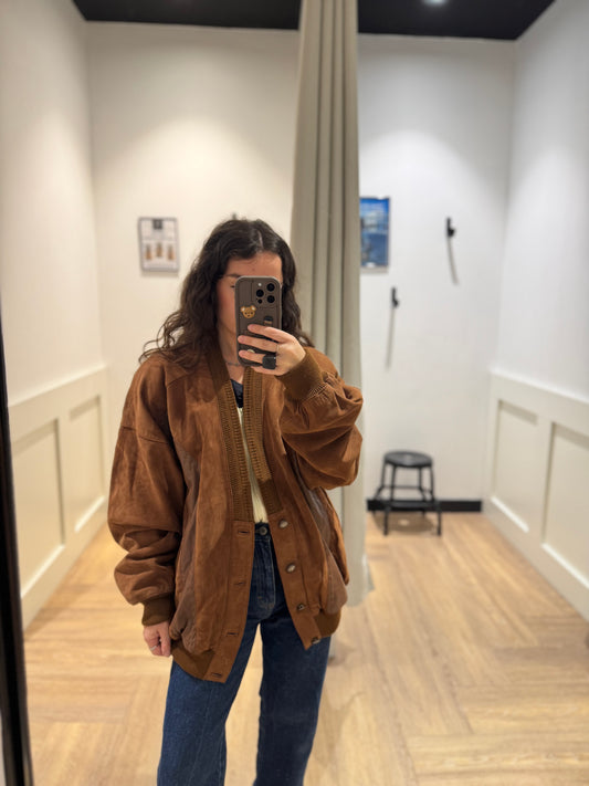 Veste vintage en cuir L