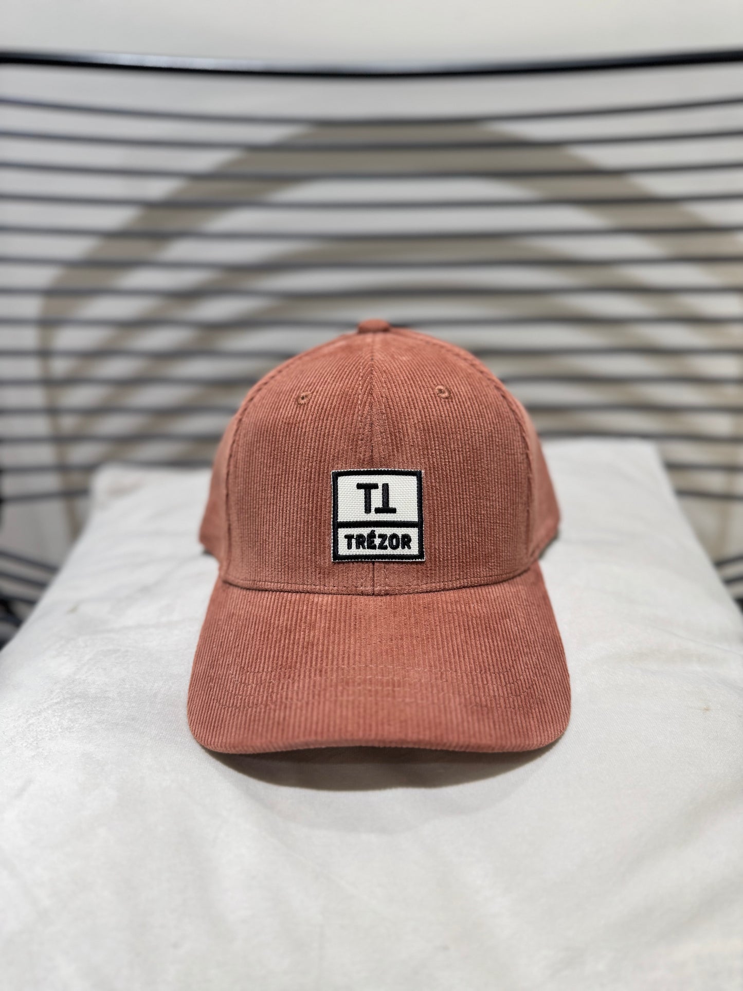 Casquette en velours Trézor