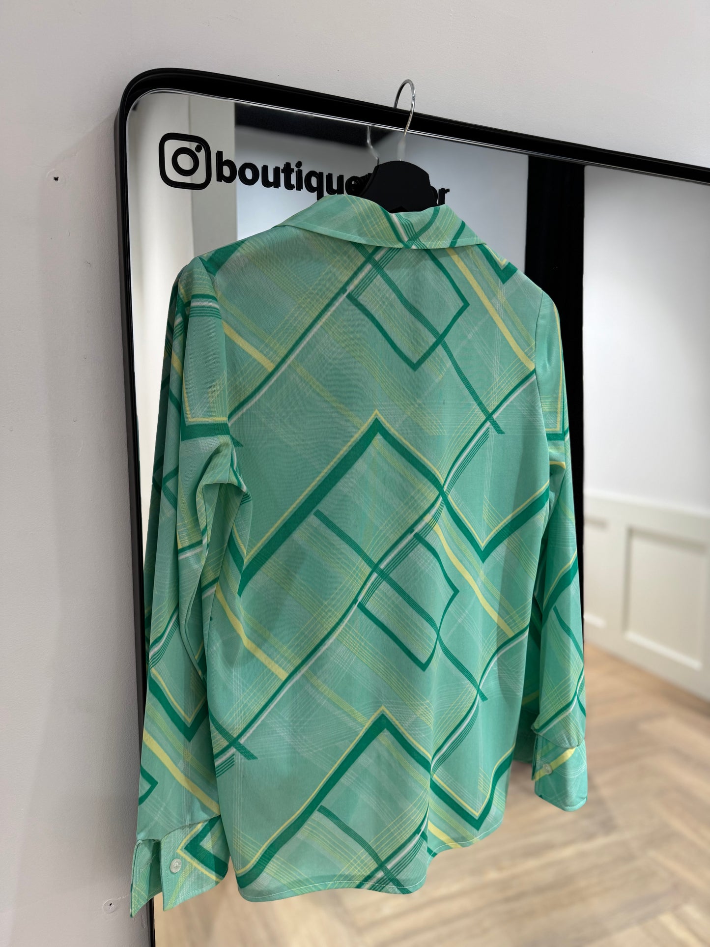 Blouse vintage à motifs L