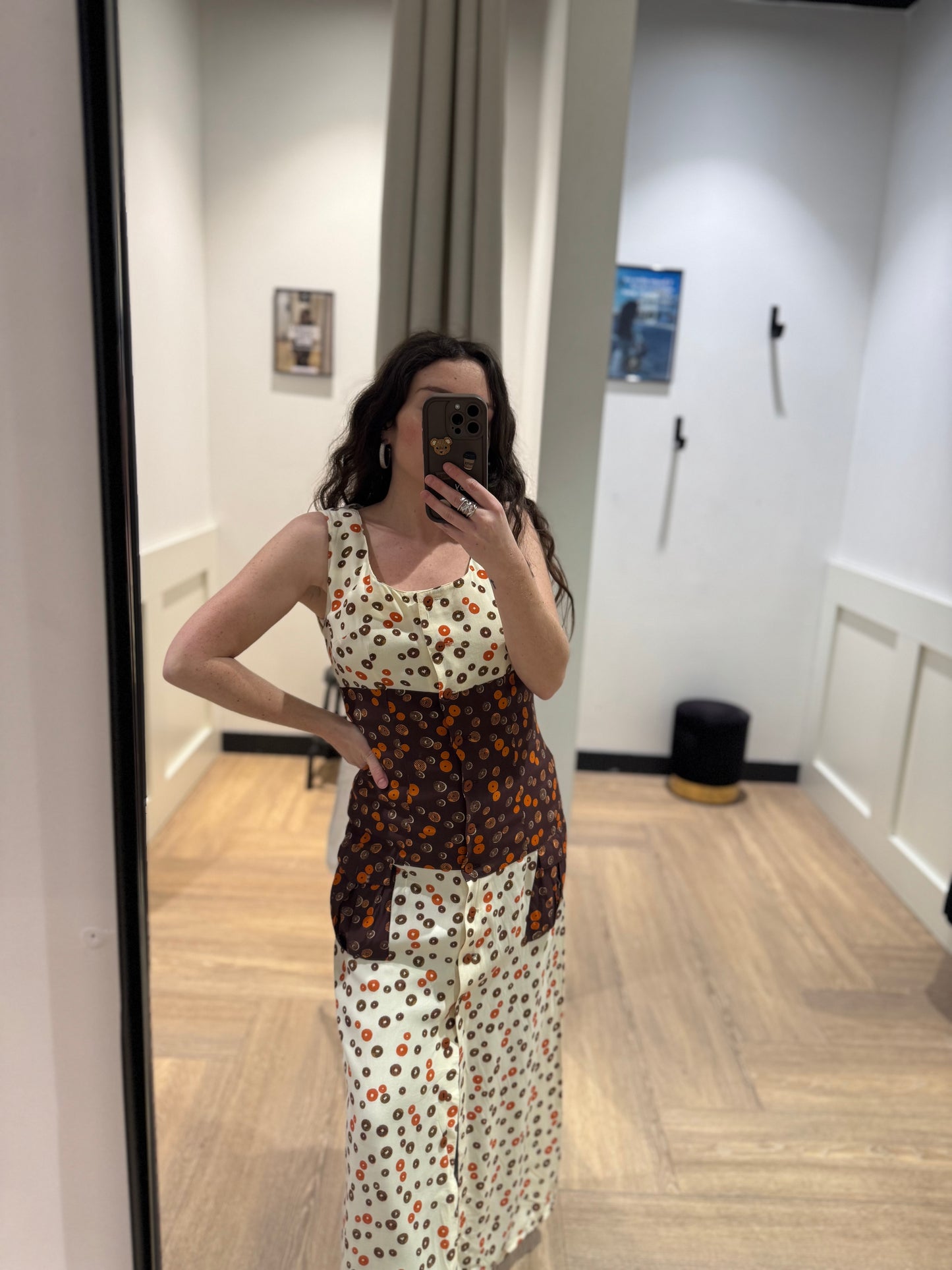 Robe vintage longue S