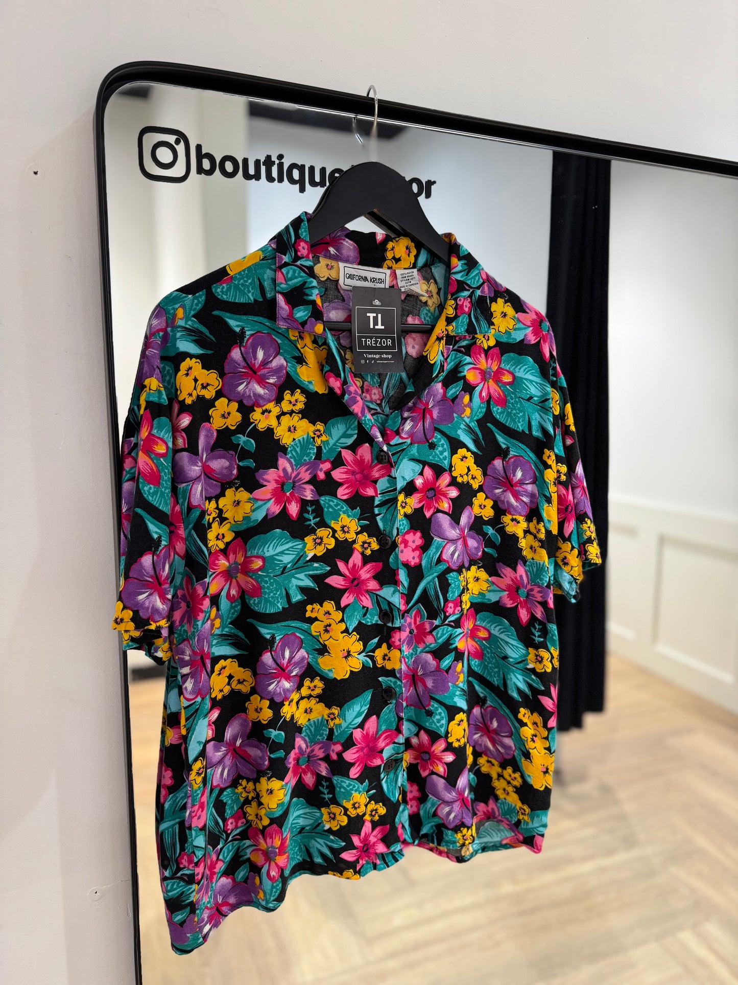 Blouse d’été à fleurs L