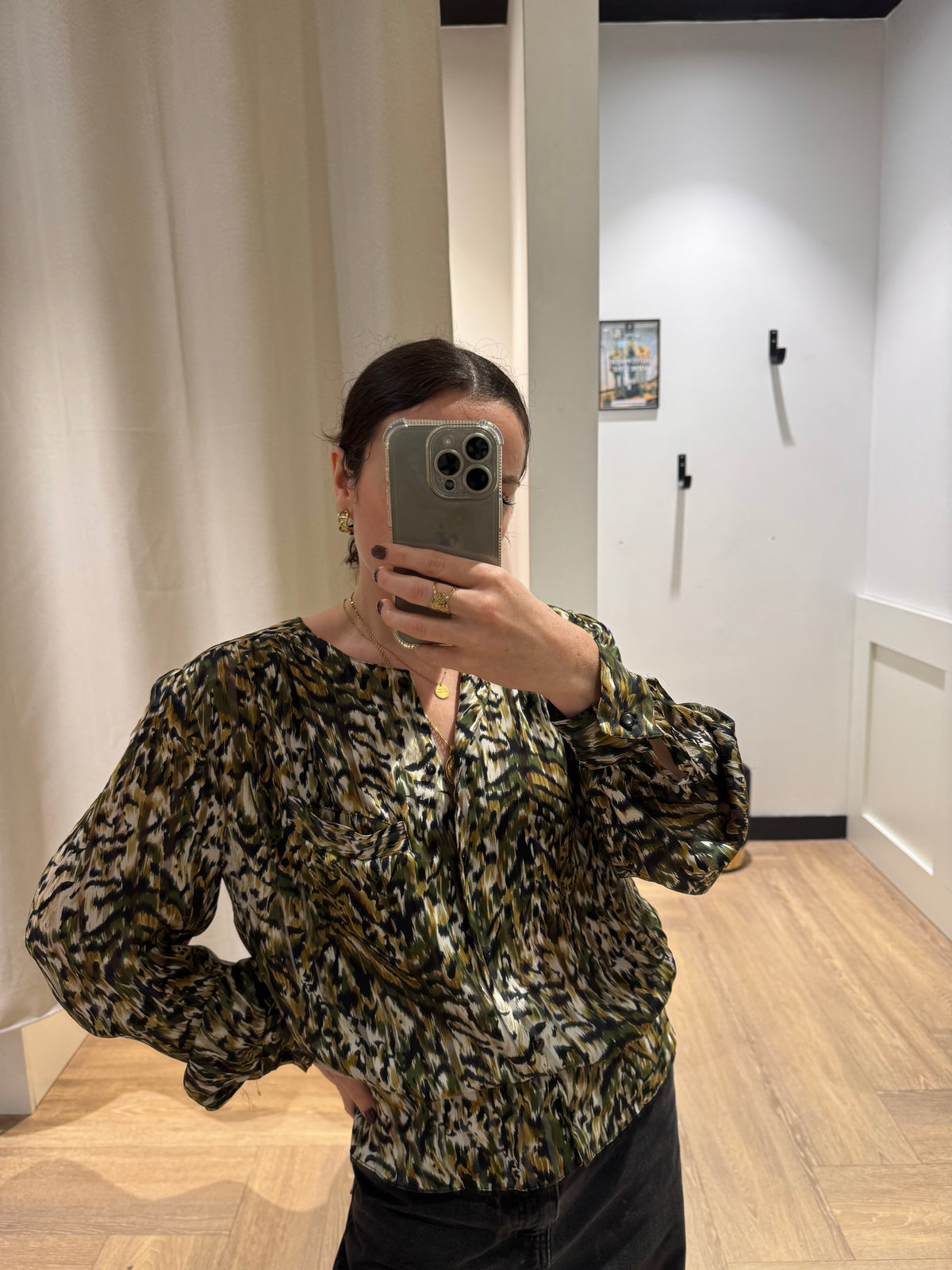 Blouse à motifs M