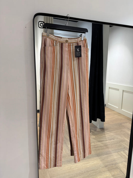 Pantalon vintage à rayures 36/38