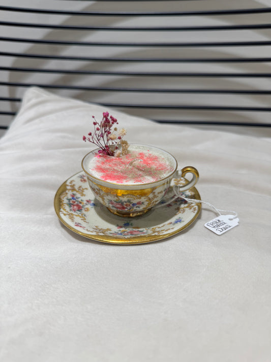 Bougie tasse « Fairy Candle » Fraise / Menthe Douce