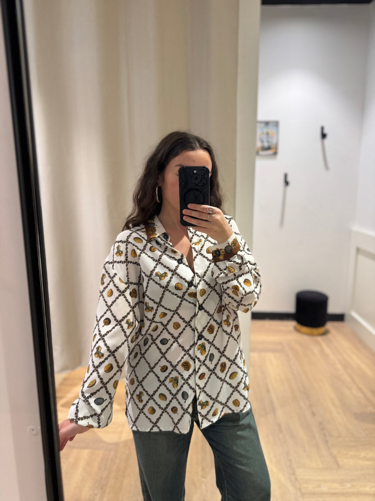 Blouse à motifs M