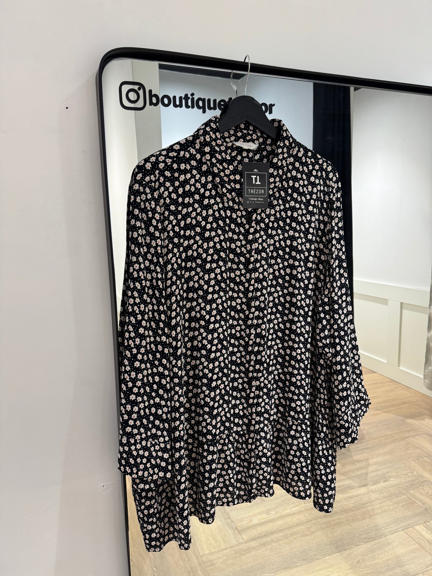 Blouse à fleurs 2XL